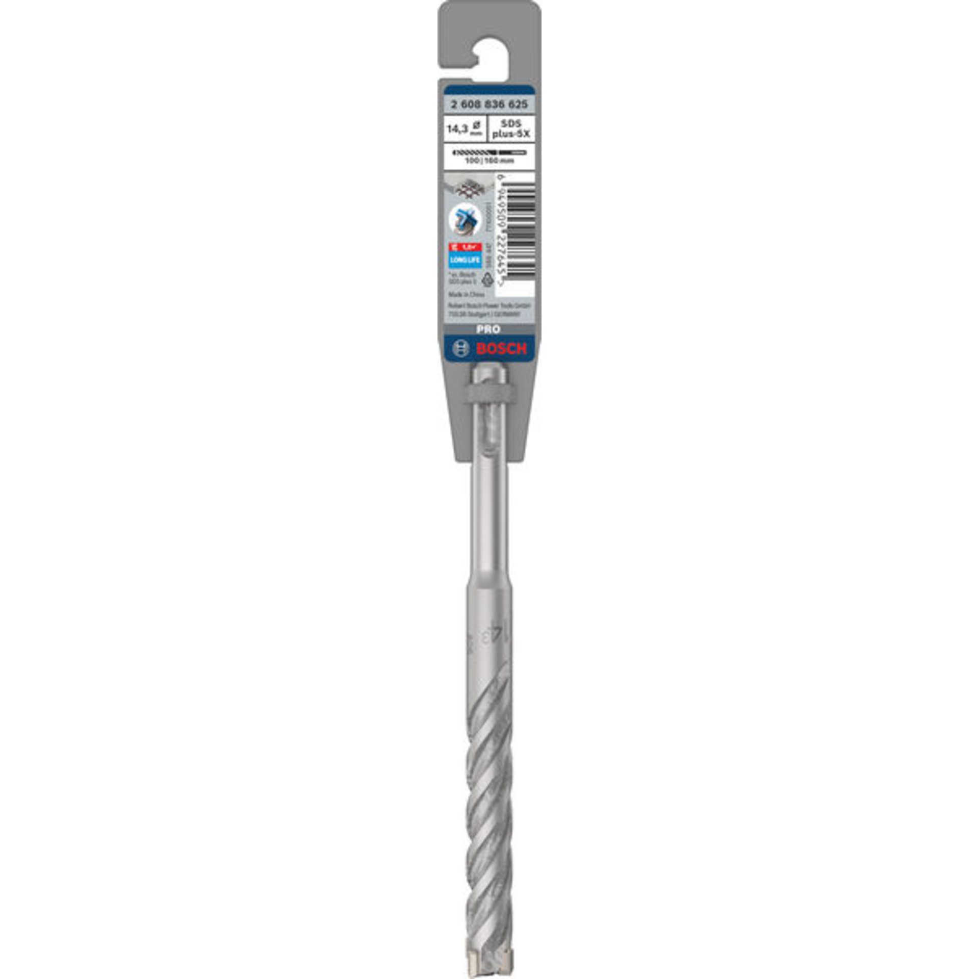 PRO SDS plus-5X Hammerbohrer, 14,3 x 100 x 160 mm