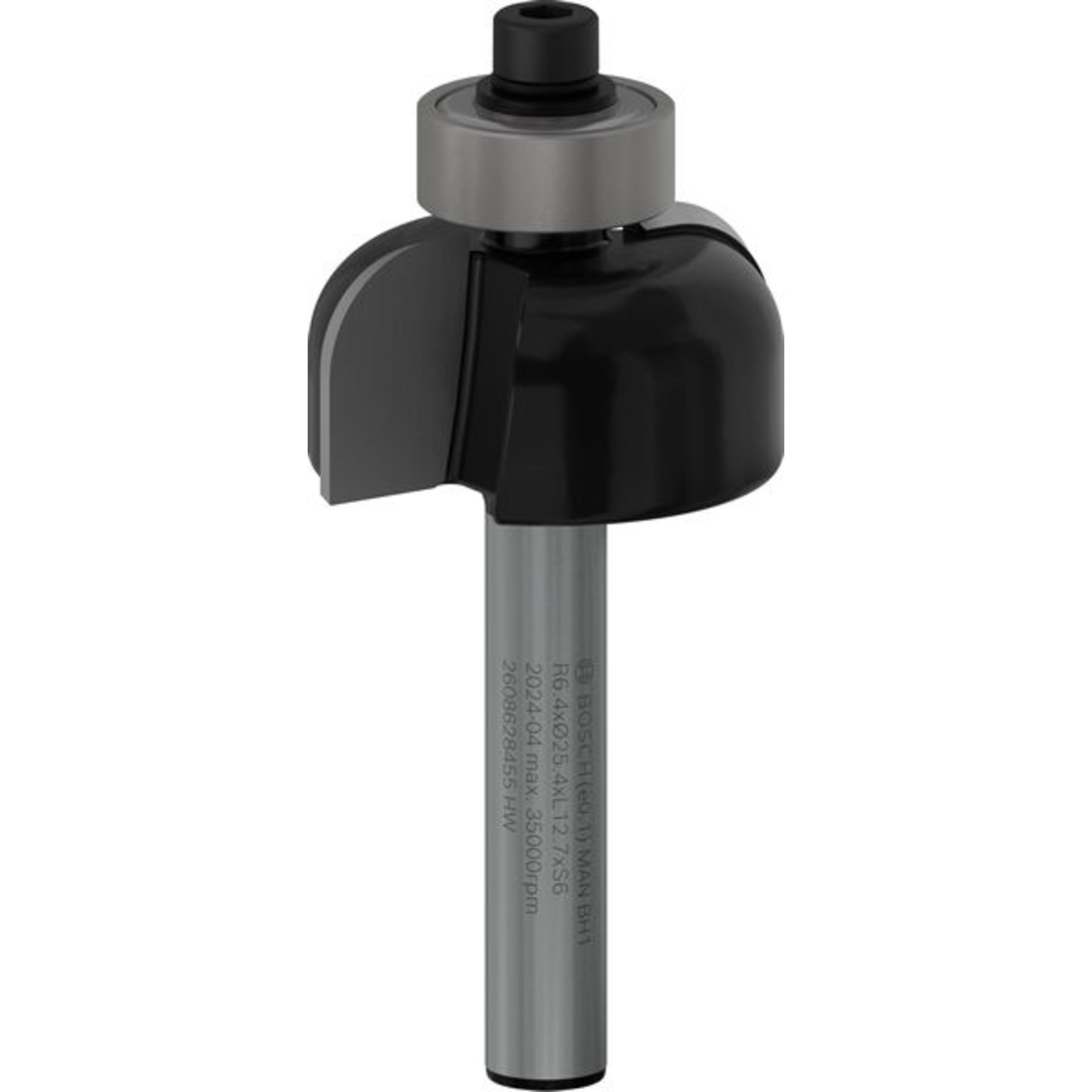 PRO Hohlkehlfräser, R 6,4, Schaft 6 mm