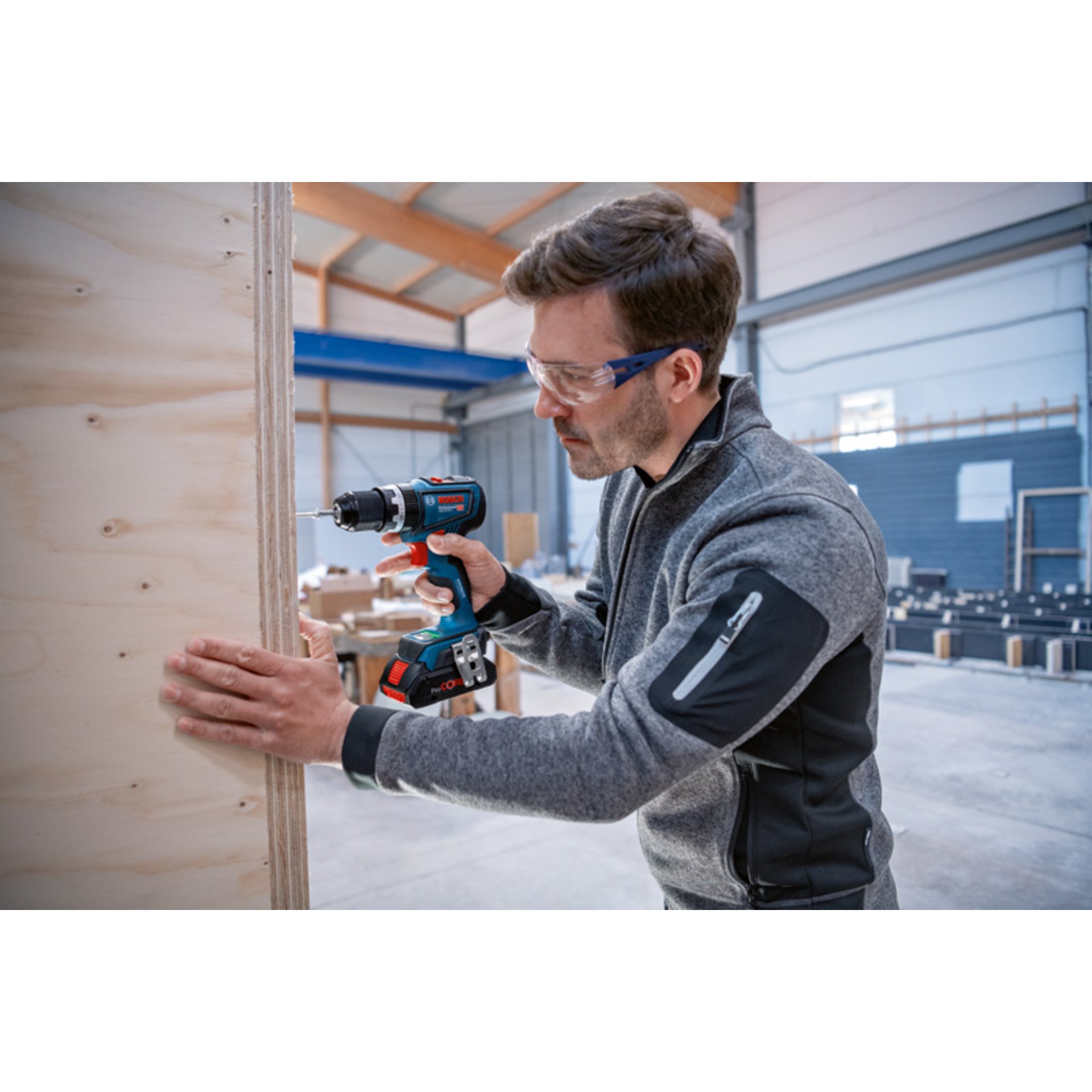 Akku-Schlagbohrschrauber GSB 18V-90 C, 2 Akku GBA 18V 5.0Ah, Ladg. u. L-BOXX