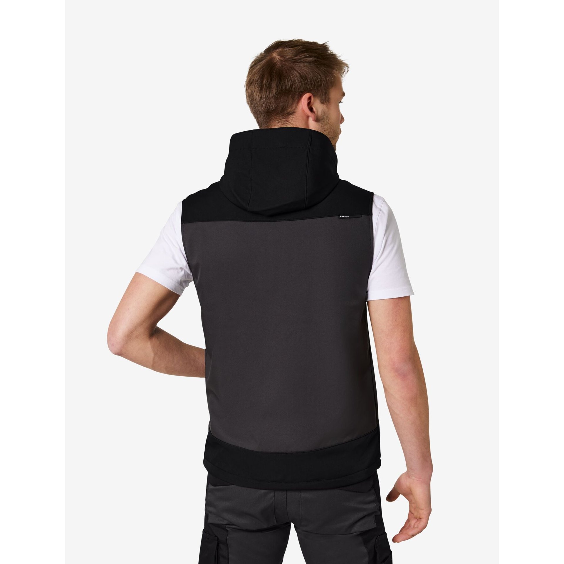 JUSTUS Softshell Weste anthrazit-schwarz 2XL