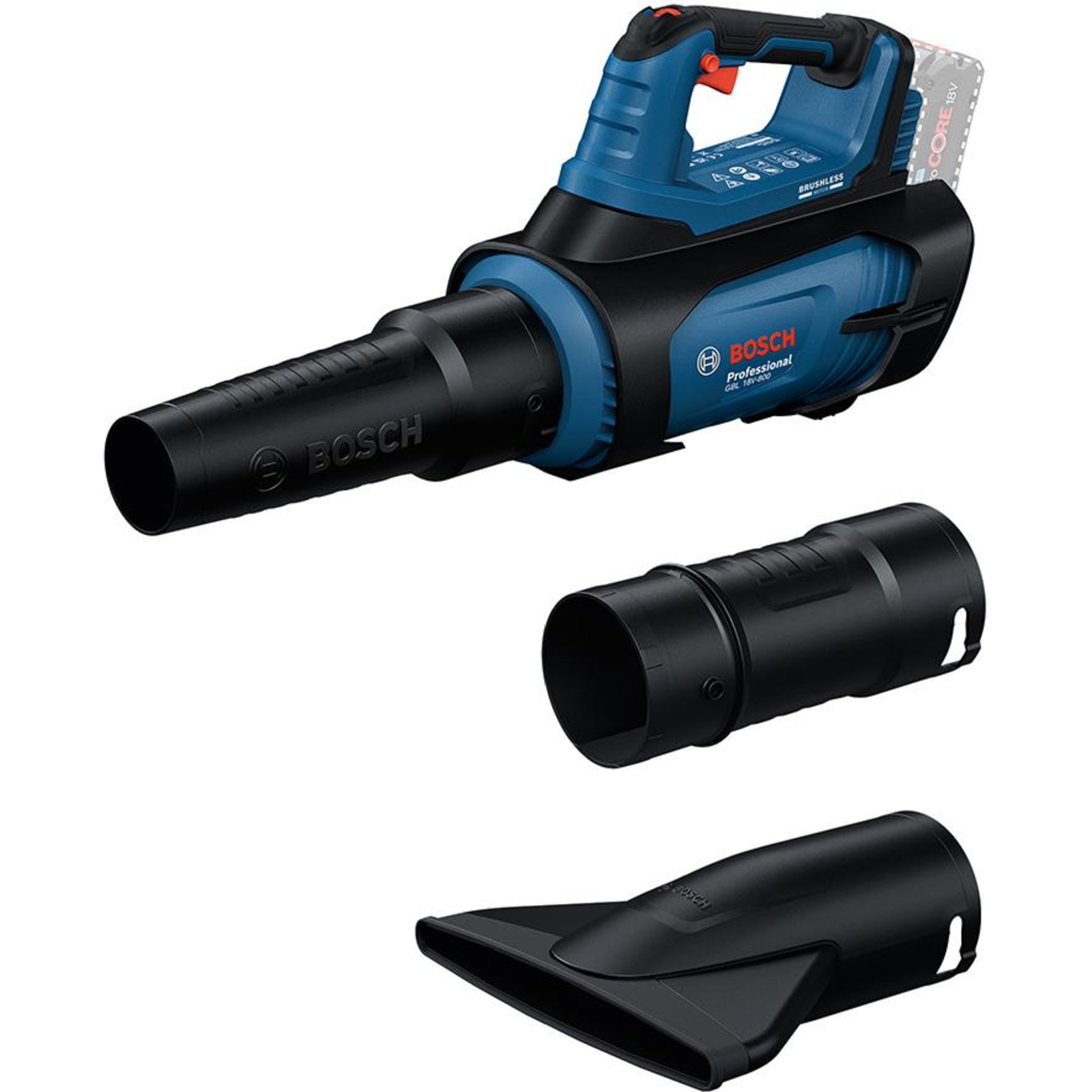 Akku-Gebläse, solo GBL 18V-800 Bosch ohne Akku ohne Ladegerät Karton