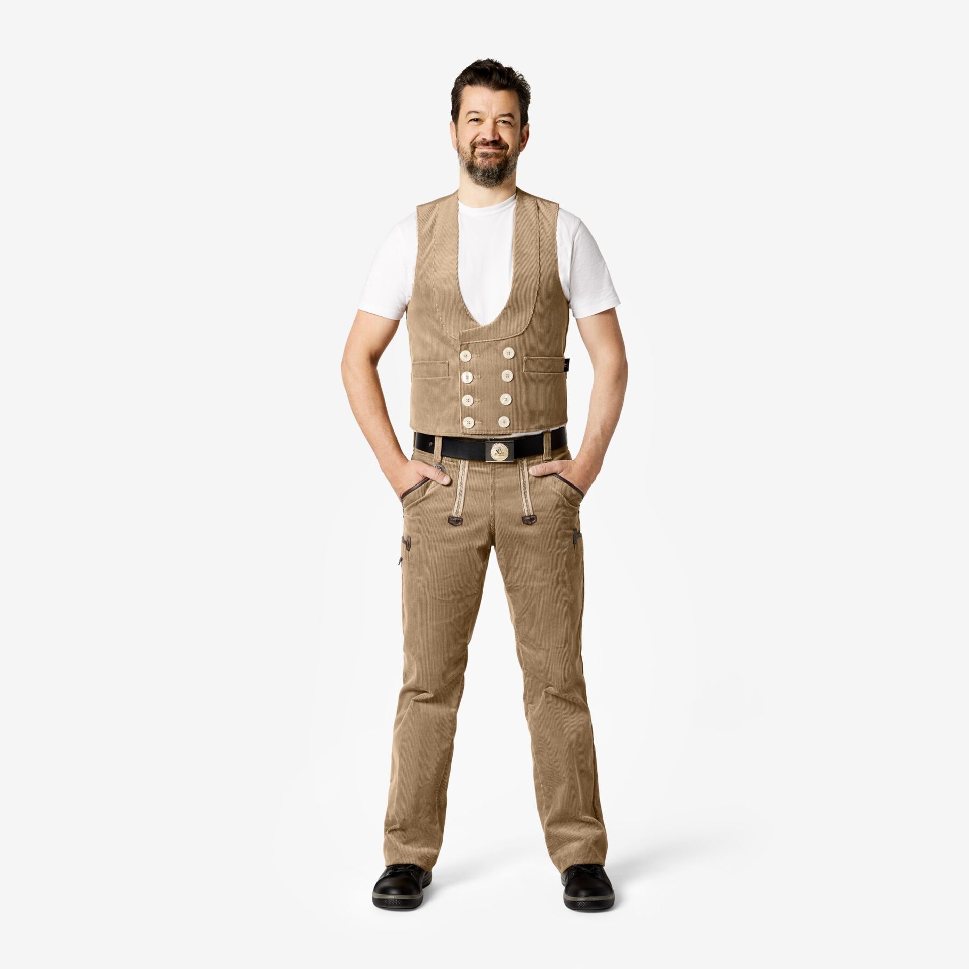CORD Zunfthose Genuacord beige 66