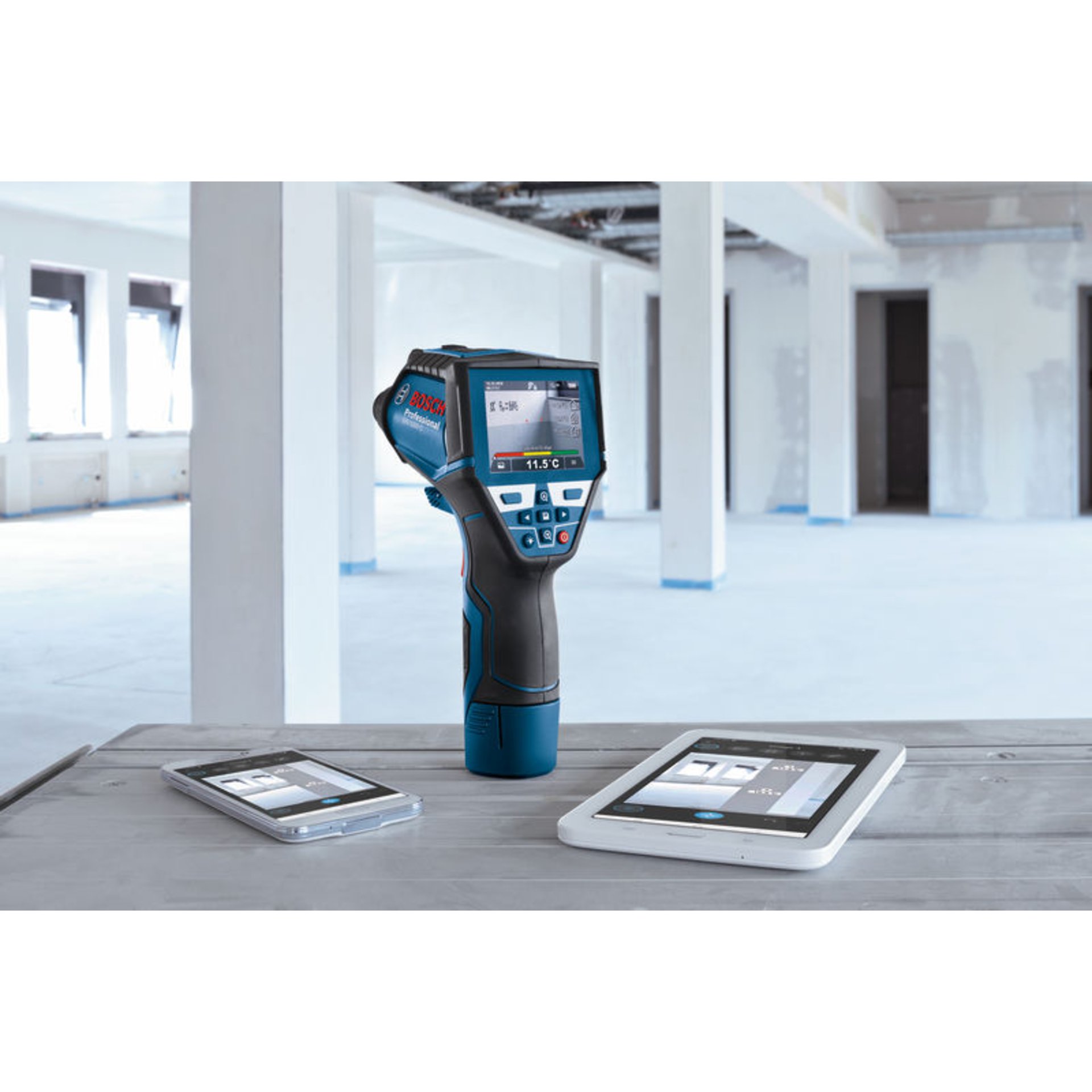 Thermodetektor GIS 1000 C, mit Akku-Adapter