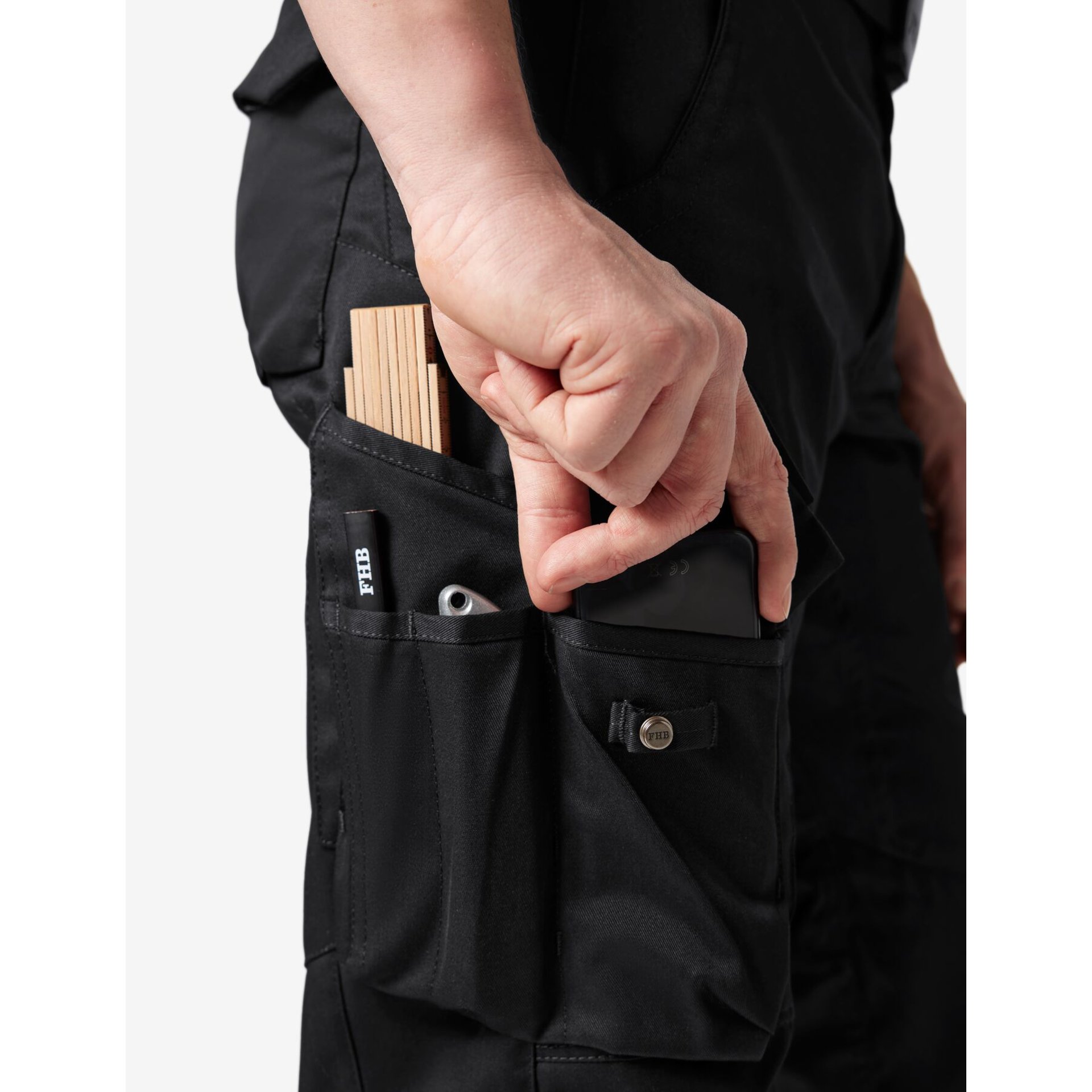 WERNER Arbeitshose schwarz 28