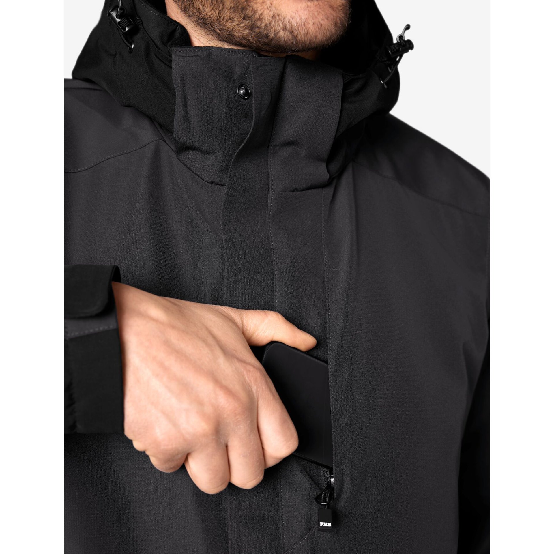 GEORG Arbeitsjacke Primaloft anthrazit-schwarz 2XL
