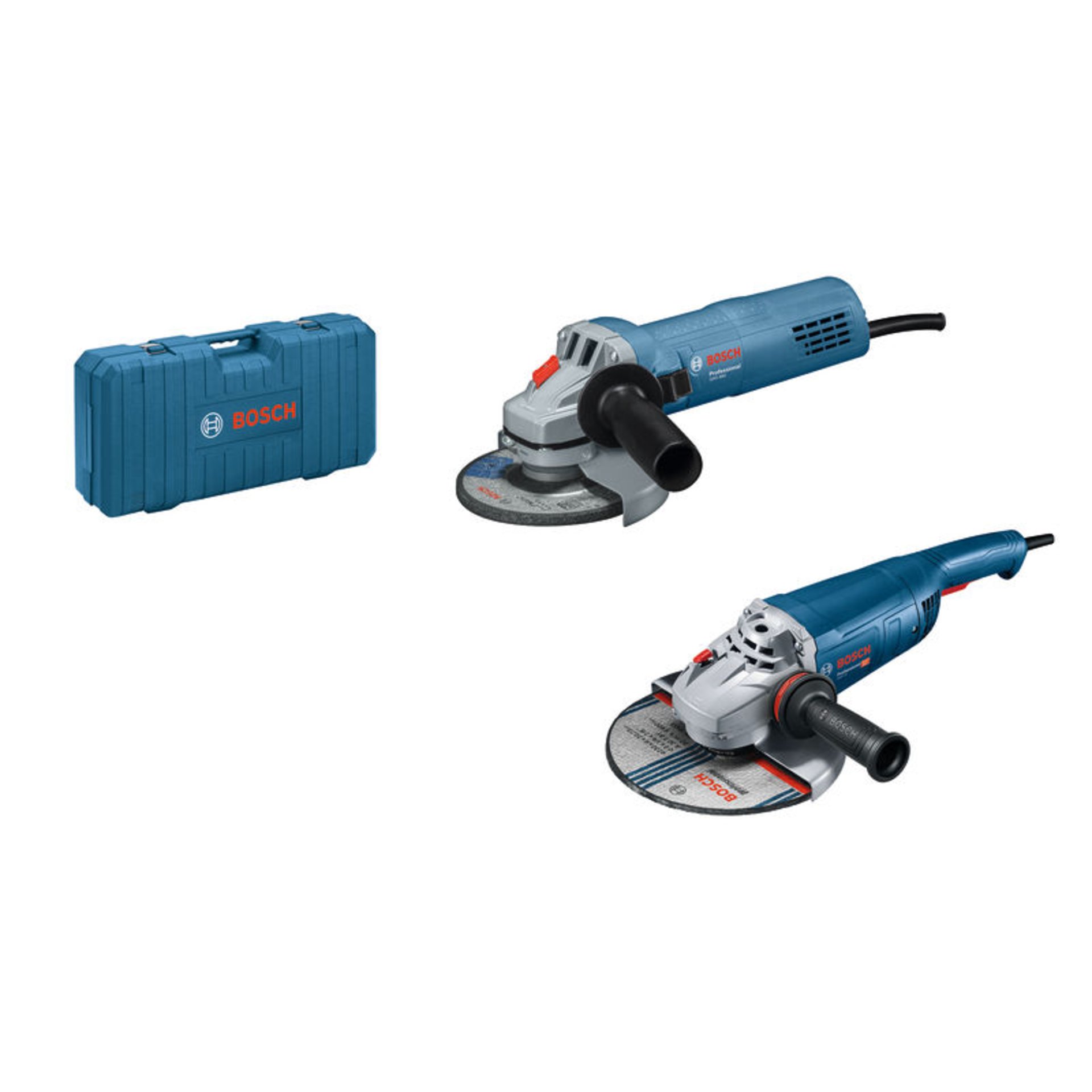 Combo Kit 2tlg. Winkelschleifer-Set: GWS 22-230 J + GWS 880 im Handwerkerkoffer