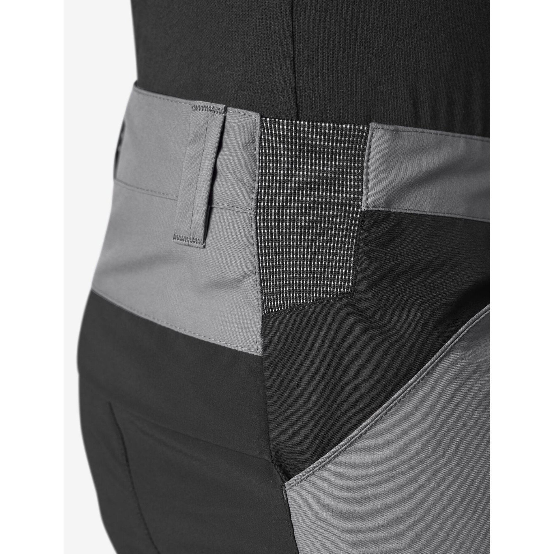 KIM Bermuda elastisch grau-schwarz 52
