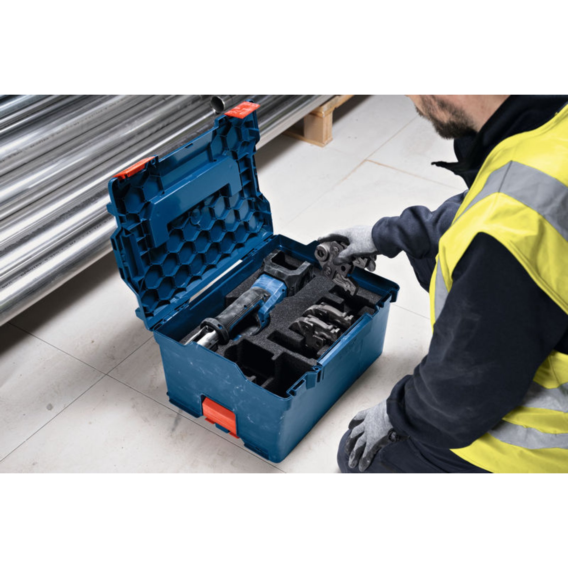 Akku-Presswerkzeug GPT 18V-19, L-BOXX 238, Kit SV