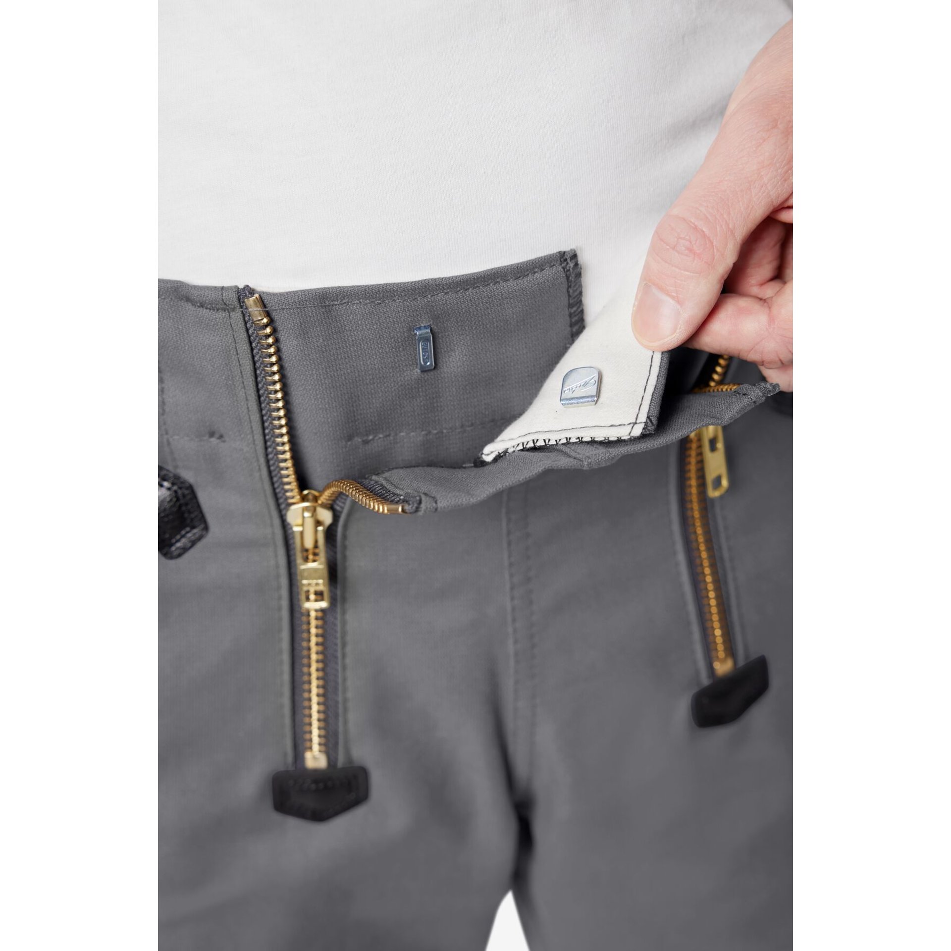 BOB Zunfthose Rips-Moleskin grau 102