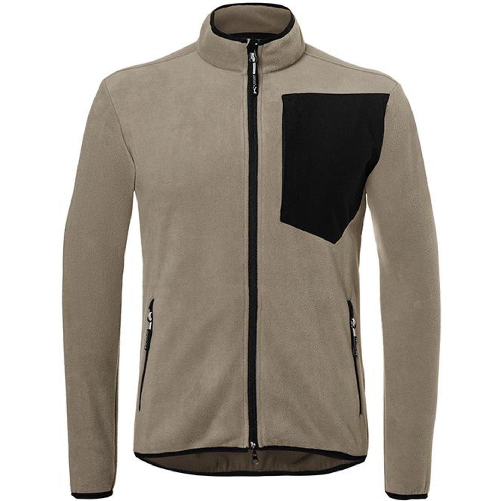 Fleecejacke WEATHER 1254 sandbraun/schwarz Gr. XS