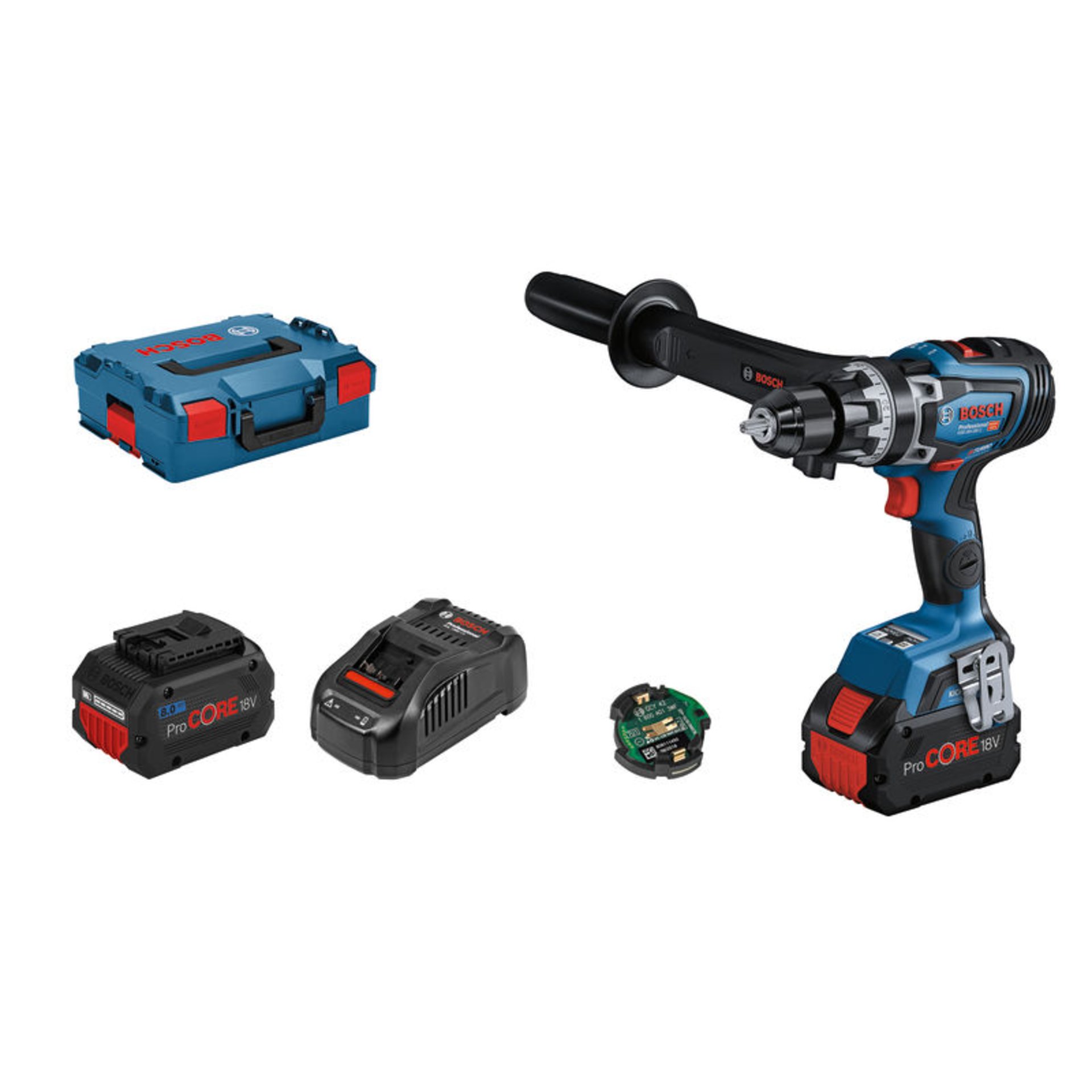 Akku-Schlagbohrschrauber GSB 18V-150 C, 2 x Akku ProCORE18V 8.0Ah in L-BOXX