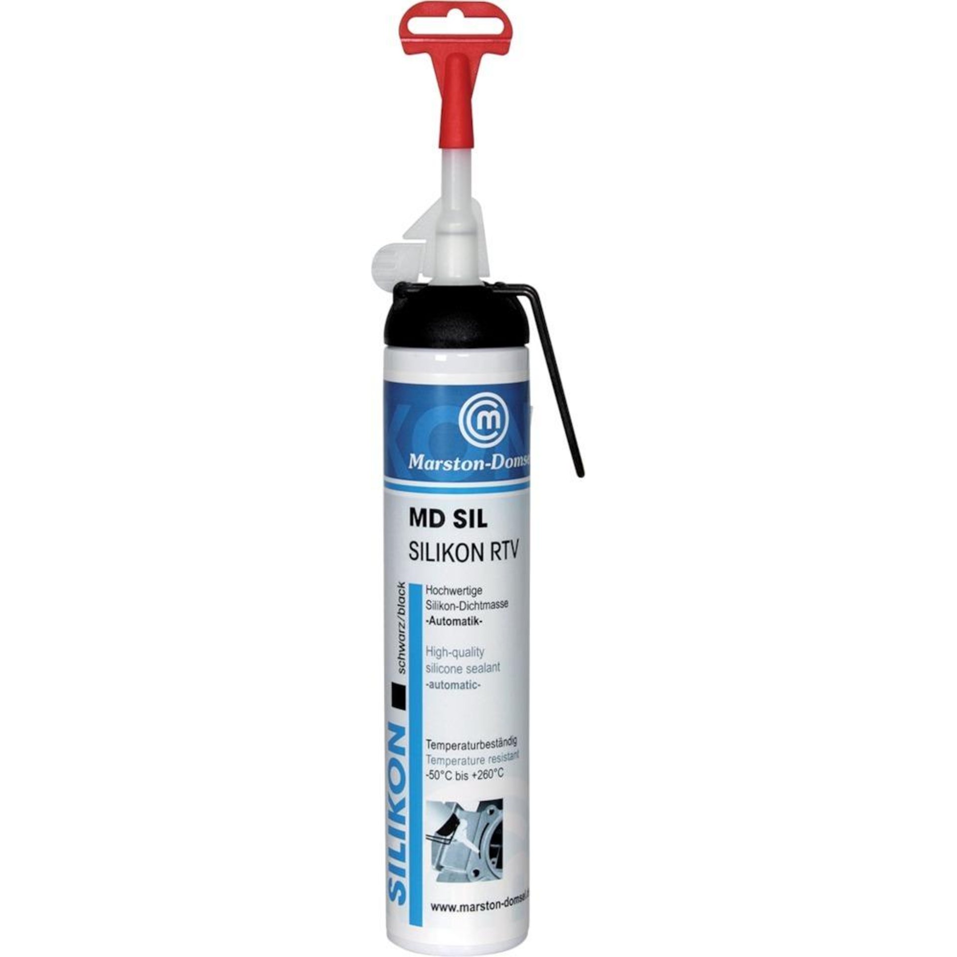MD-Silikon schwarz Automatik 200ml