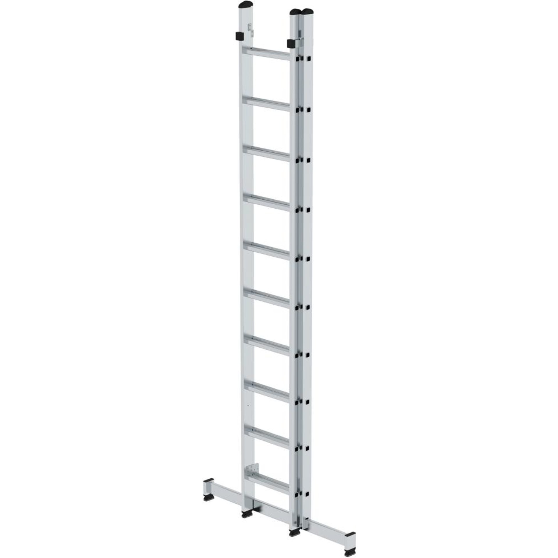 Alu-Mehrzweckleiter 2x10 Sprossen Leiterlänge 5,02m ausgef.Arbeitshöhe bis 6,1 m