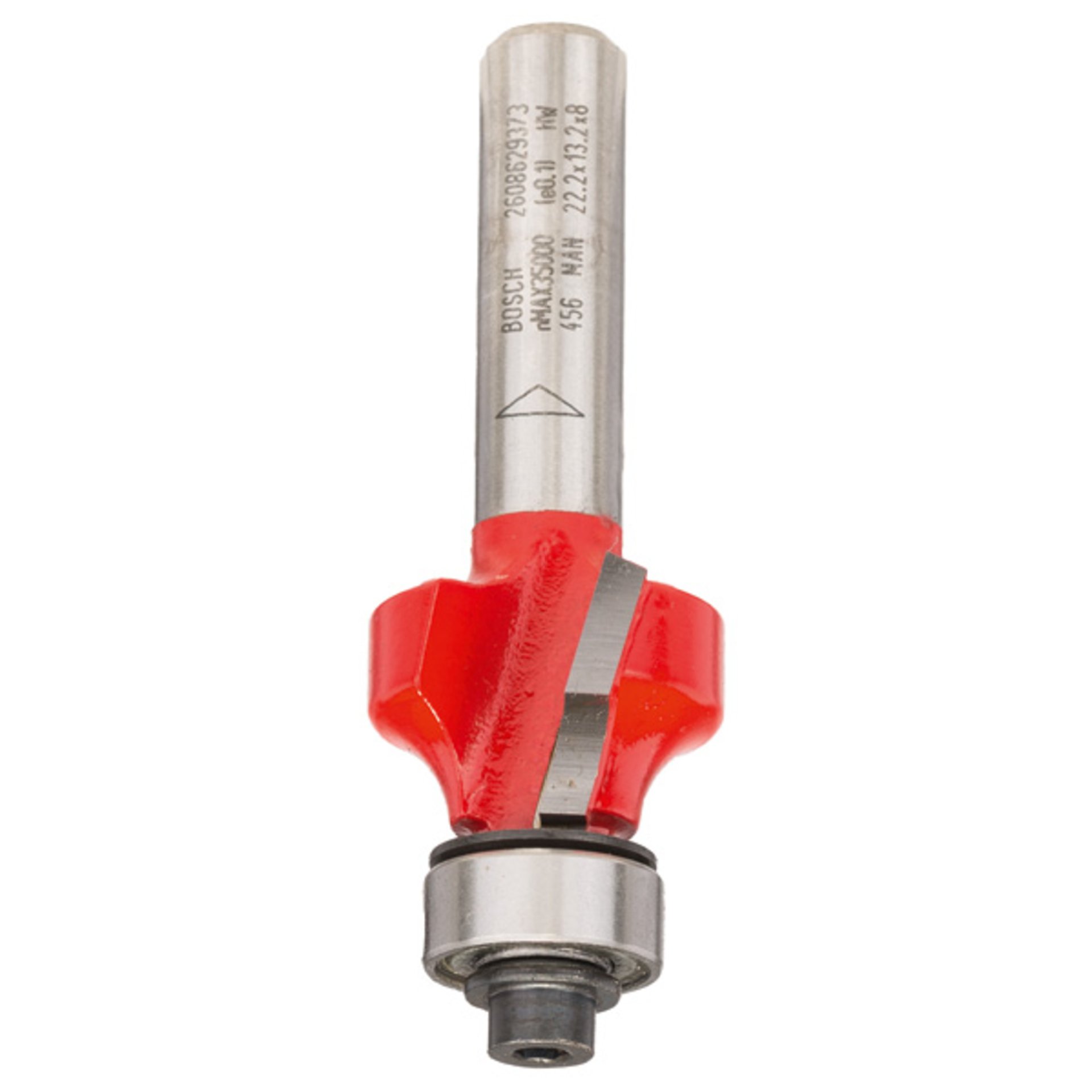Abrundfräser Expert for Wood, 8 mm, D 22,2 mm, R1 4,75 mm, L 13,2 mm, G 55 mm