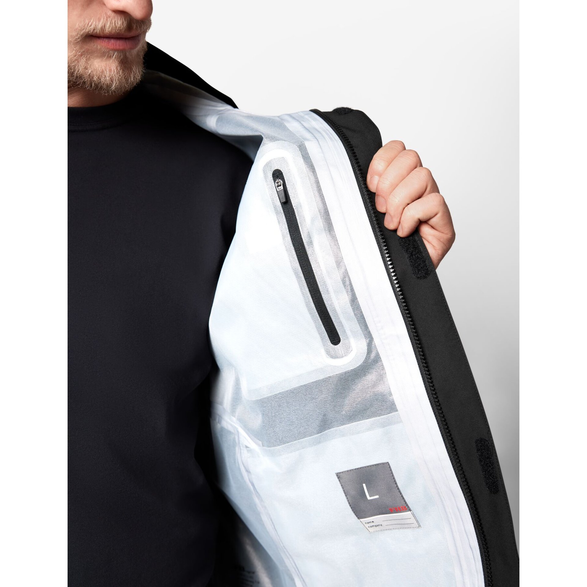 BORIS Regenjacke FHB Protect schwarz M
