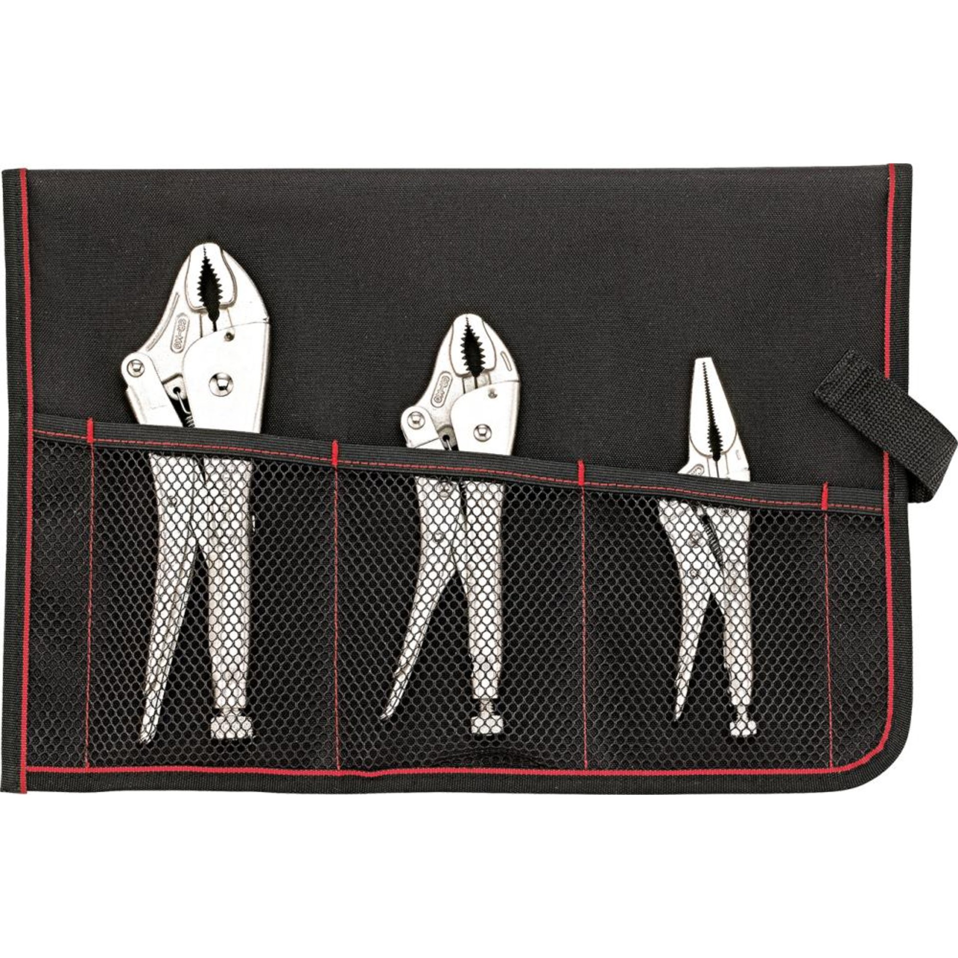 Gripzangensatz 3 teilig in Rolltasche FORMAT