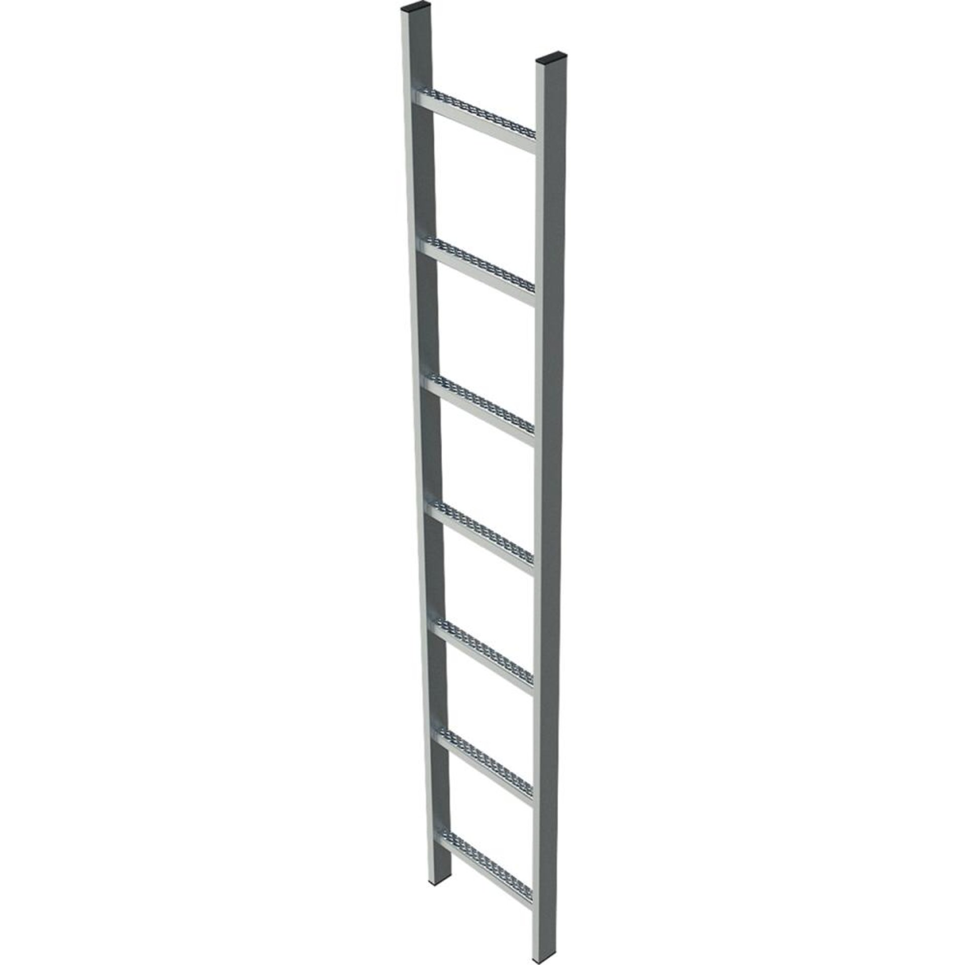Schachtleiter, V4A (1.4571), Außenbreite 340 mm