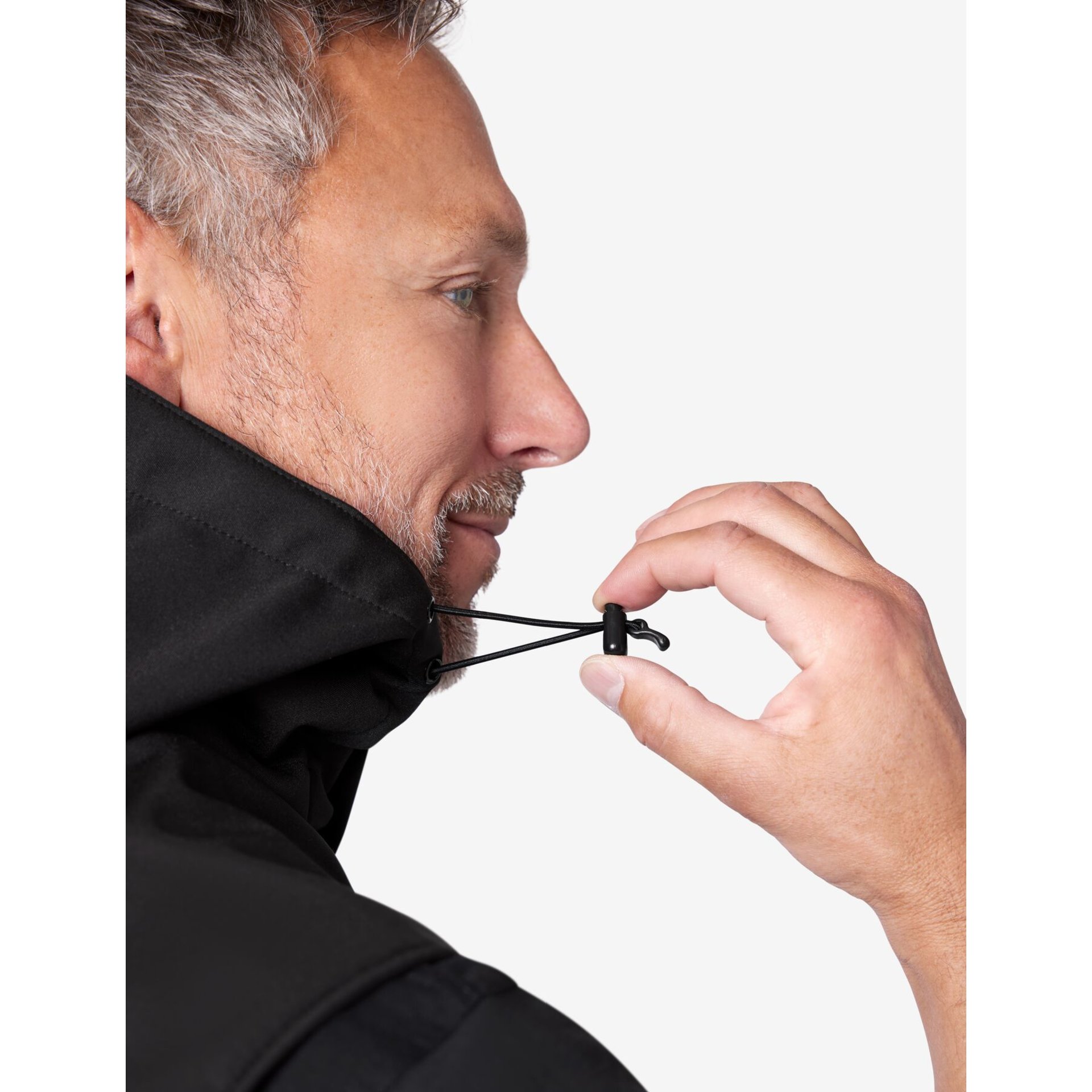 JUSTUS Softshell Weste grau-schwarz XS