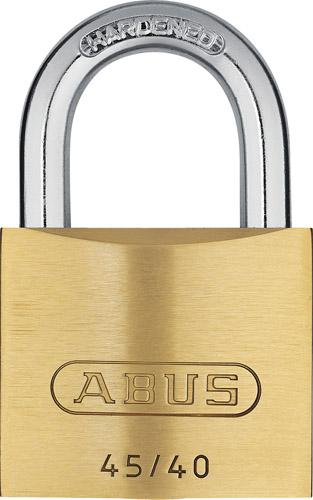 Abus Zylinderschloss Messing 4-40 mit 5 Schlüsseln