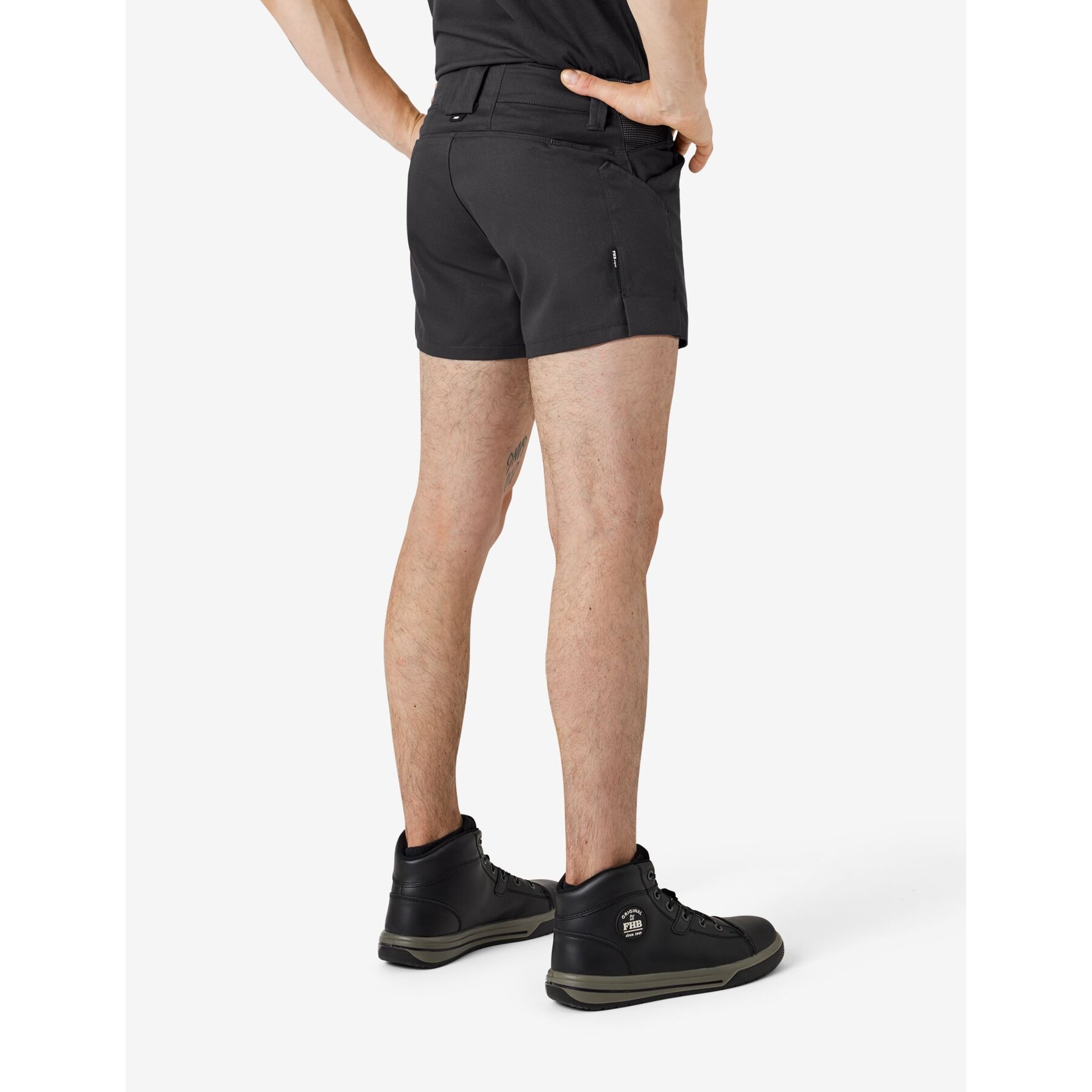 JESKO Arbeits-Shorts extra kurz anthrazit 42