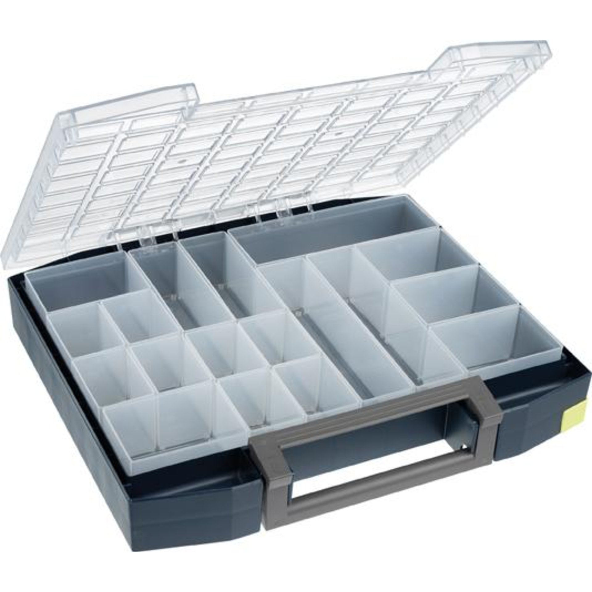 Sortimentskoffer Polycarbonat boxxser 80 8x8-18 blau raaco