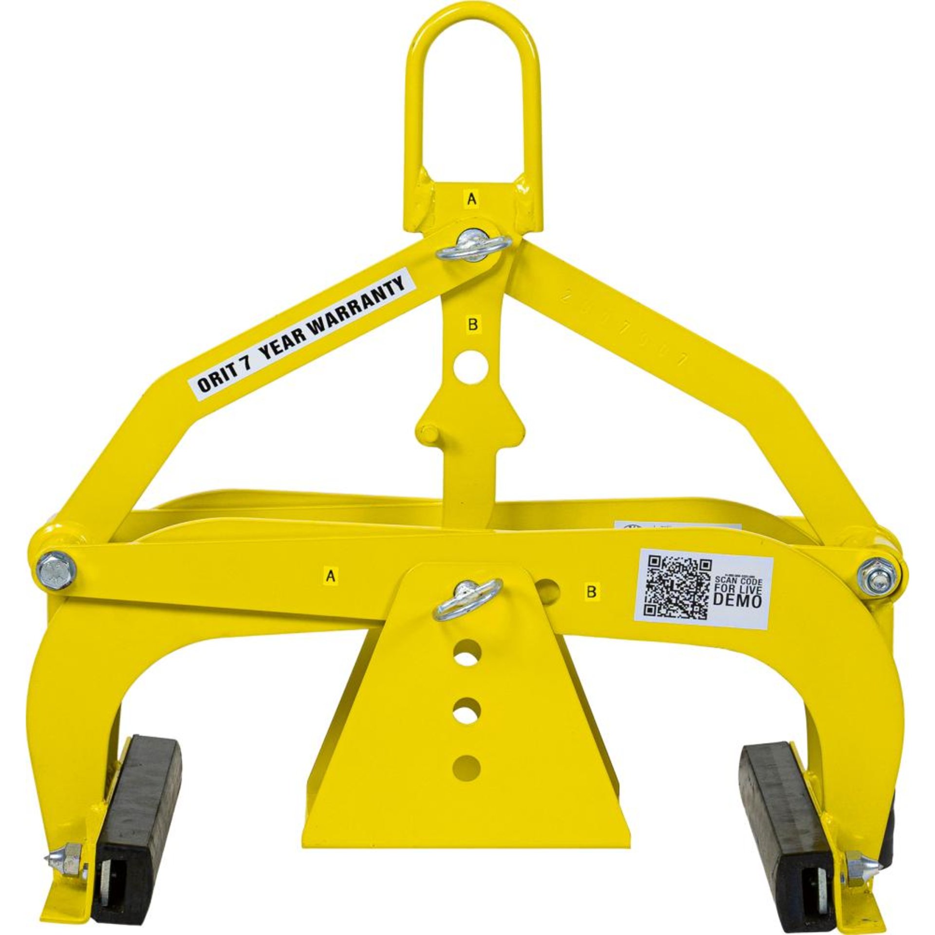 Versetzzange H 360 Greifbereich: 0 - 360mm Pulverlackiert Gelb