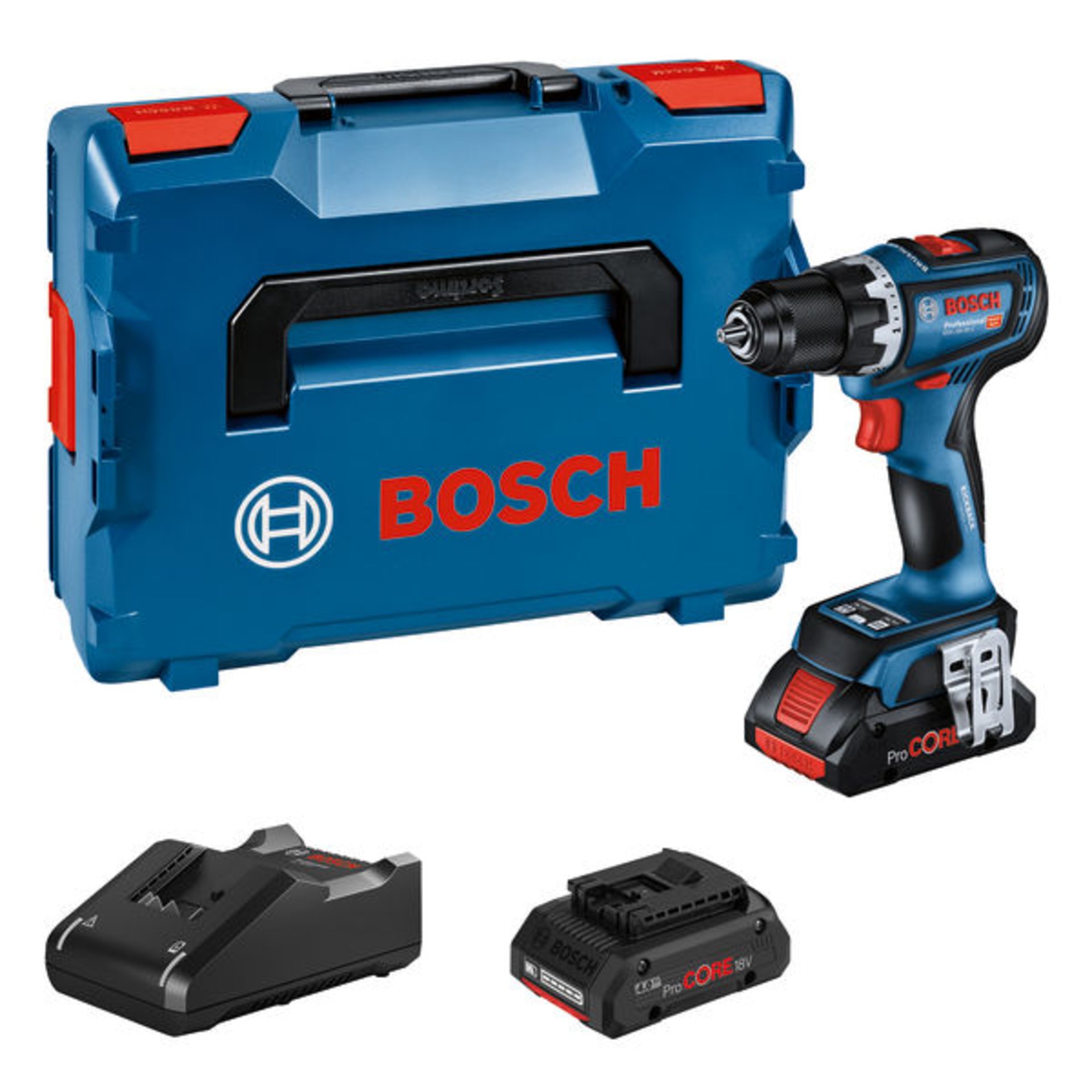 Akku-Bohrschrauber GSR 18V-90 C, 2 x Akku ProCORE18V 4.0Ah, L-BOXX 136