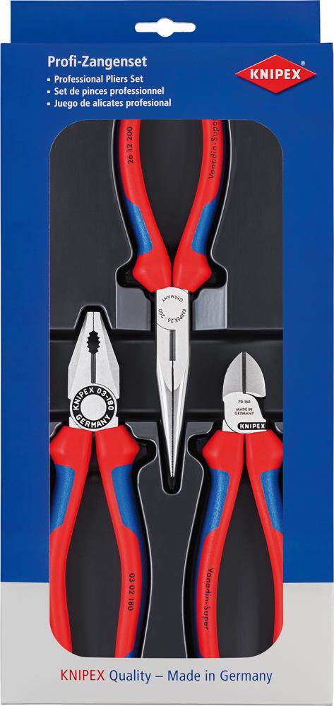 Knipex Zangen-Satz Montage 3-teilig