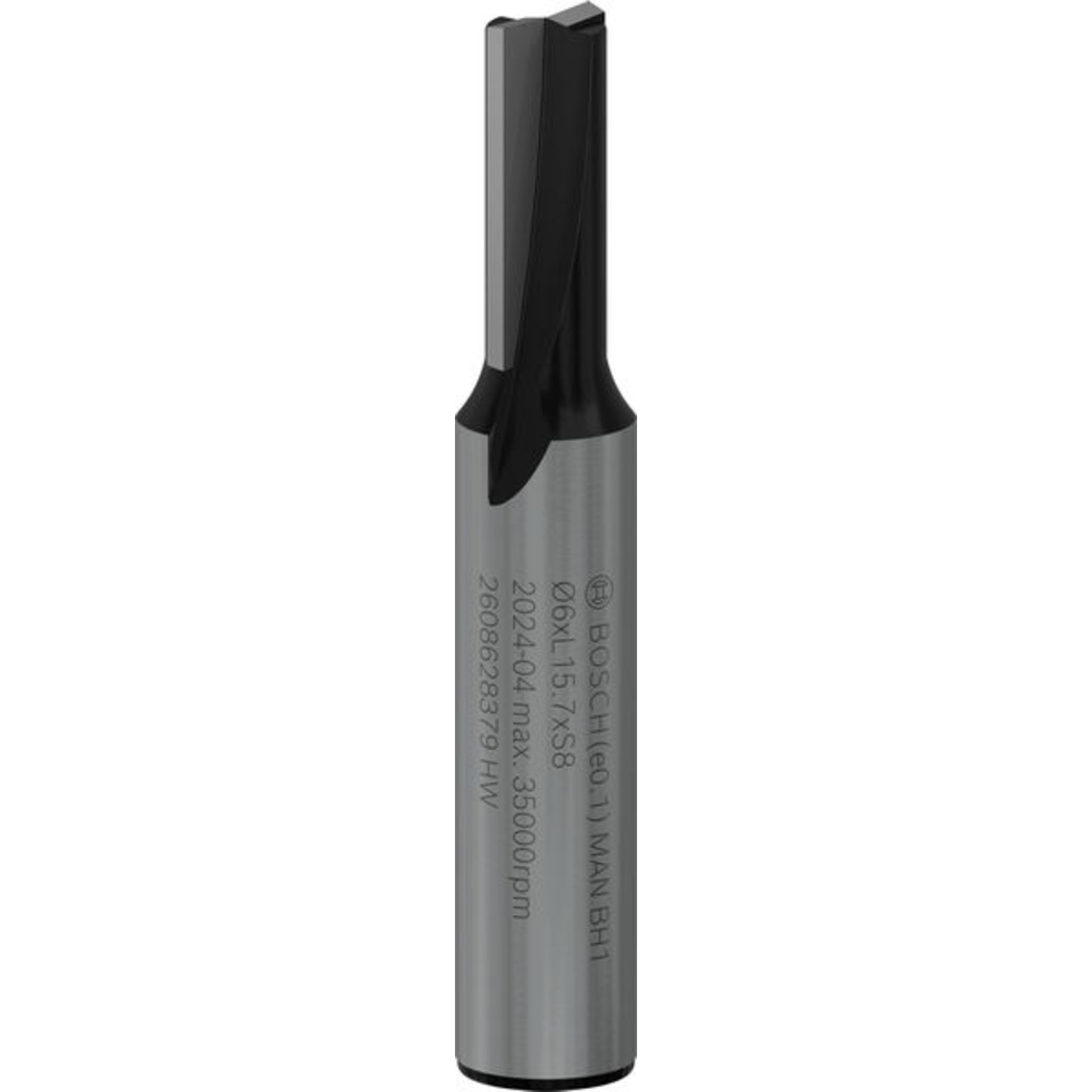 PRO Nutfräser, zweischneidig, Ø 6 x L 15,7, Schaft 8 mm