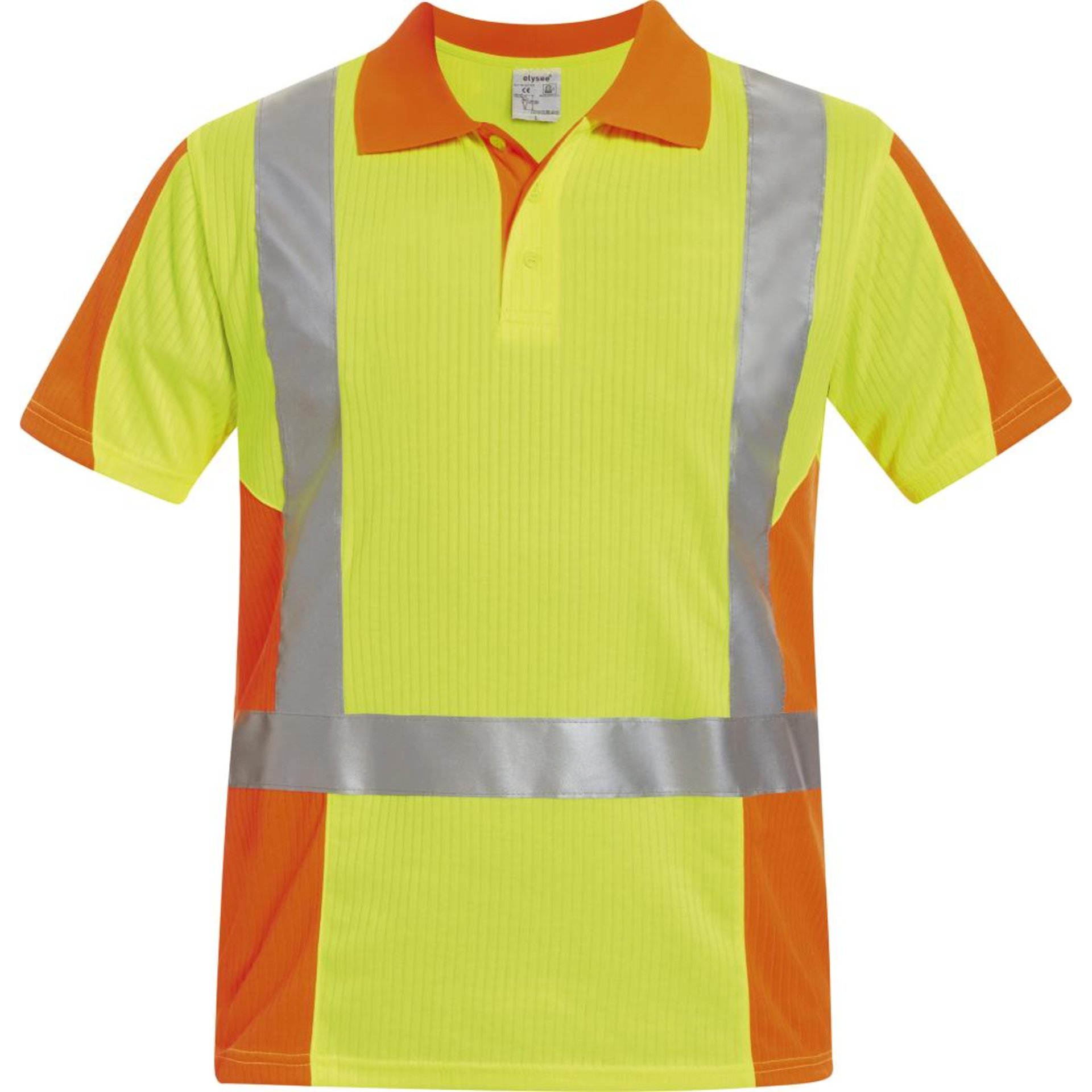 Warn-Poloshirt Zwolle, Gr. 2XL, gelb/orange