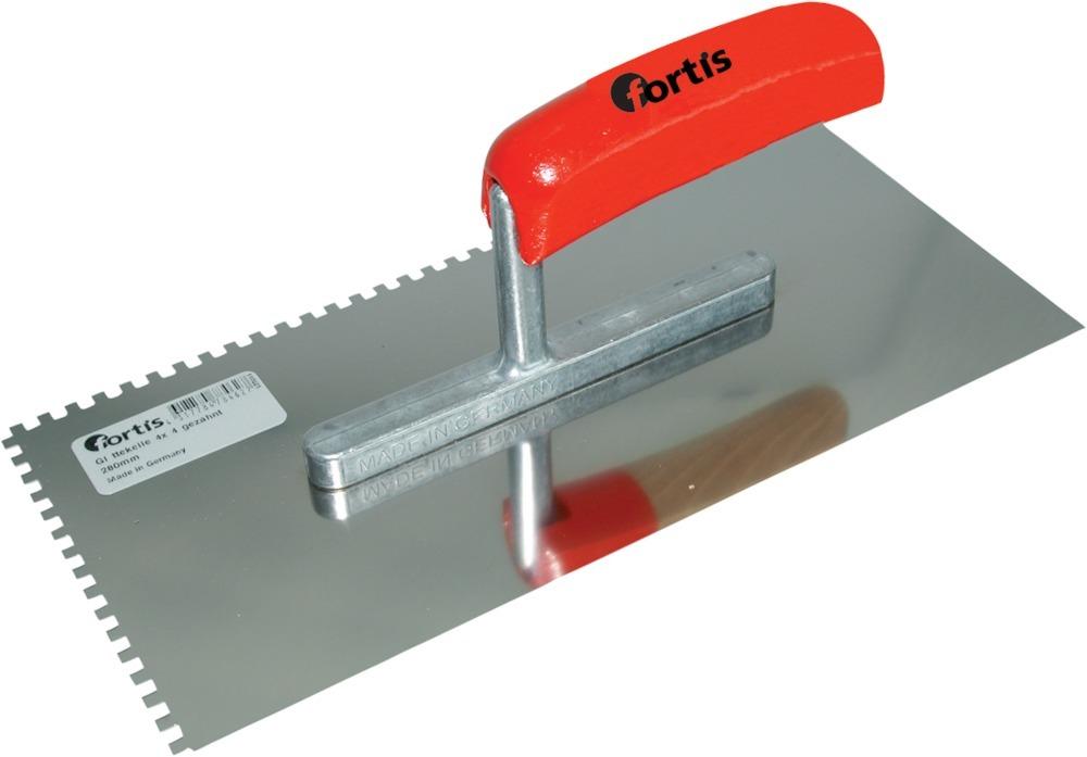 Fortis Glättekelle gezahnt 280x130mm 15x15mm