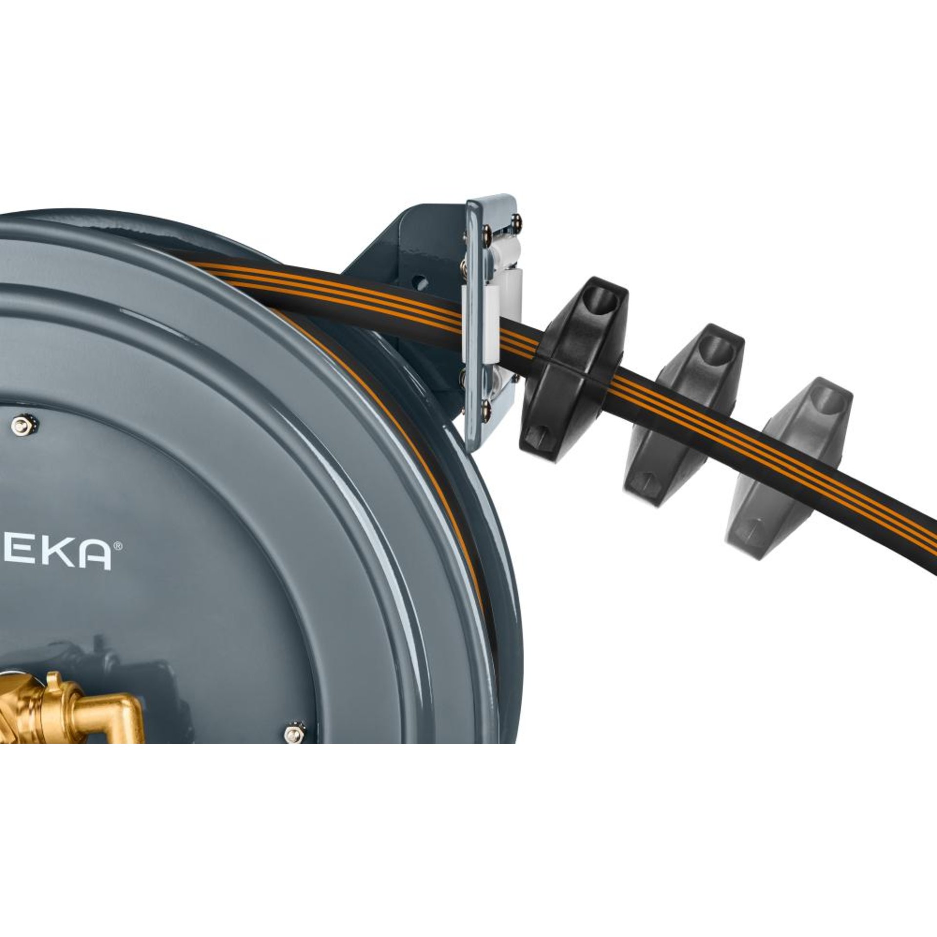 GEKA plus automatischer Schlauchaufroller PA20GSKinkl 15m-EPDM-Schlauch EURO TRIX 3/4"& Arm.