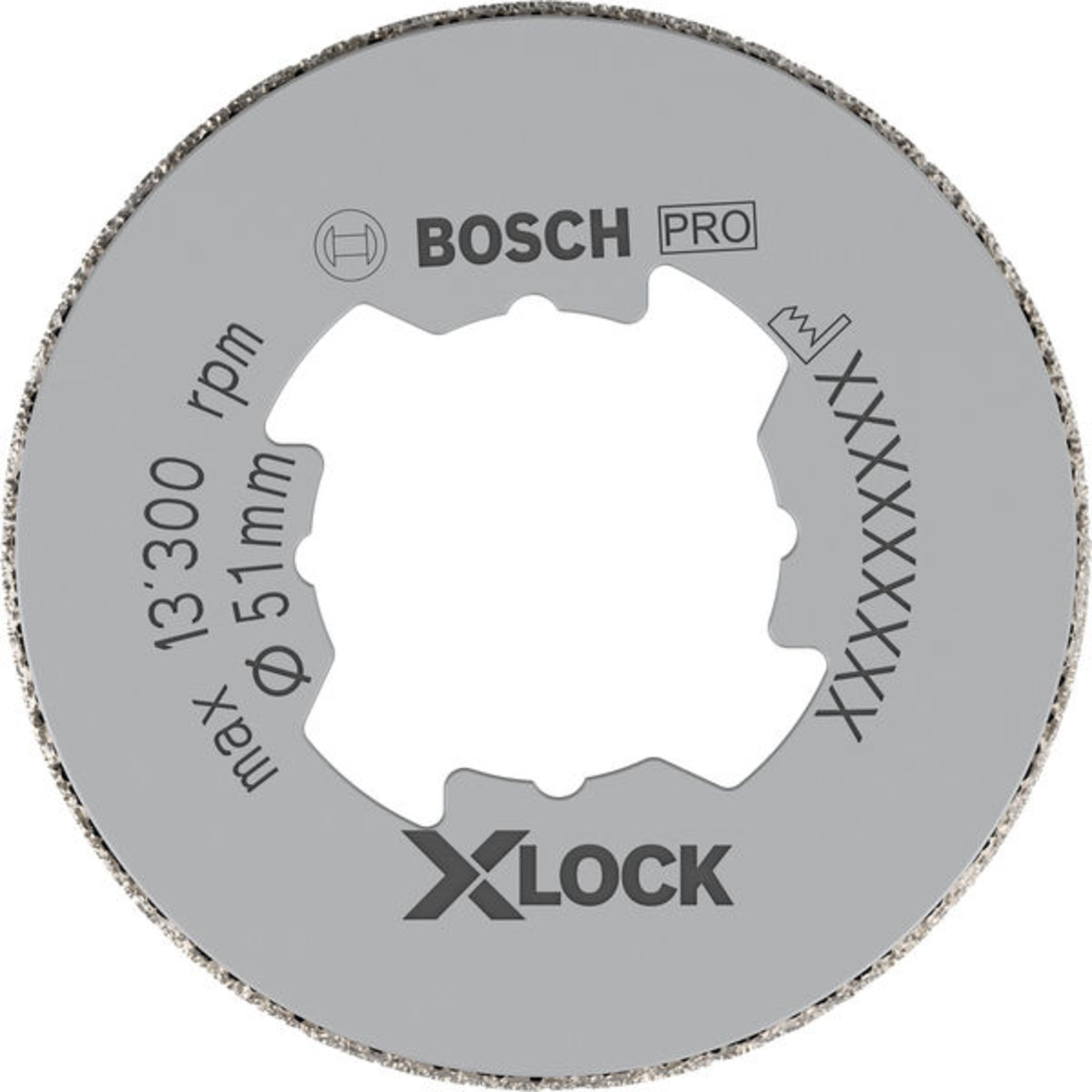 PRO Ceramic dry Trockenbohrkrone, 51 x 35 mm, X-Lock