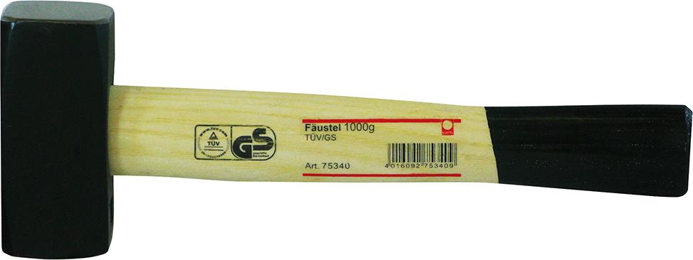 Handfäustel 1,25kg mit TÜV/GS Handfäustel 1,25kg mit TÜV/GS