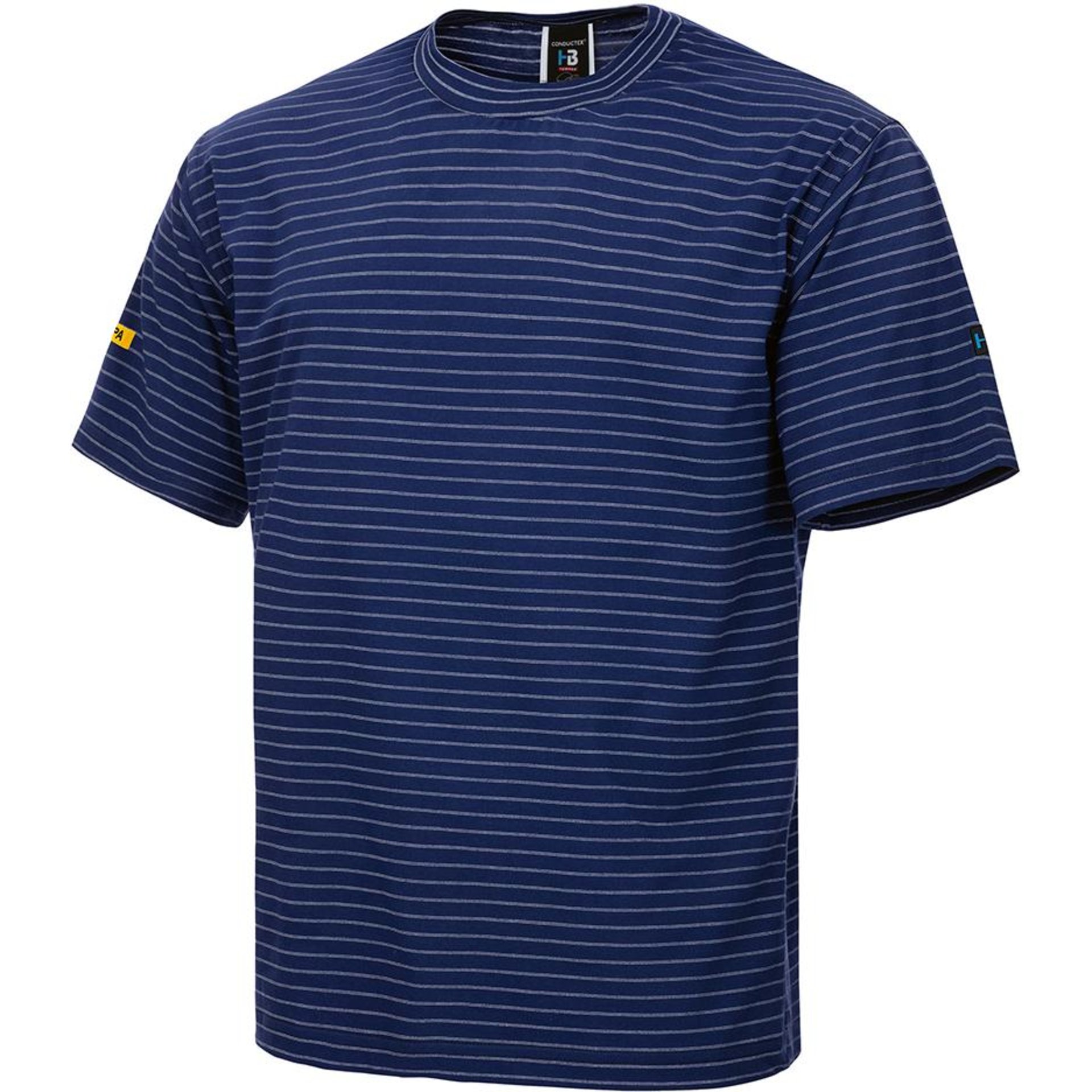 Cotton Knit T-Shirt, navy, Gr. 2XL