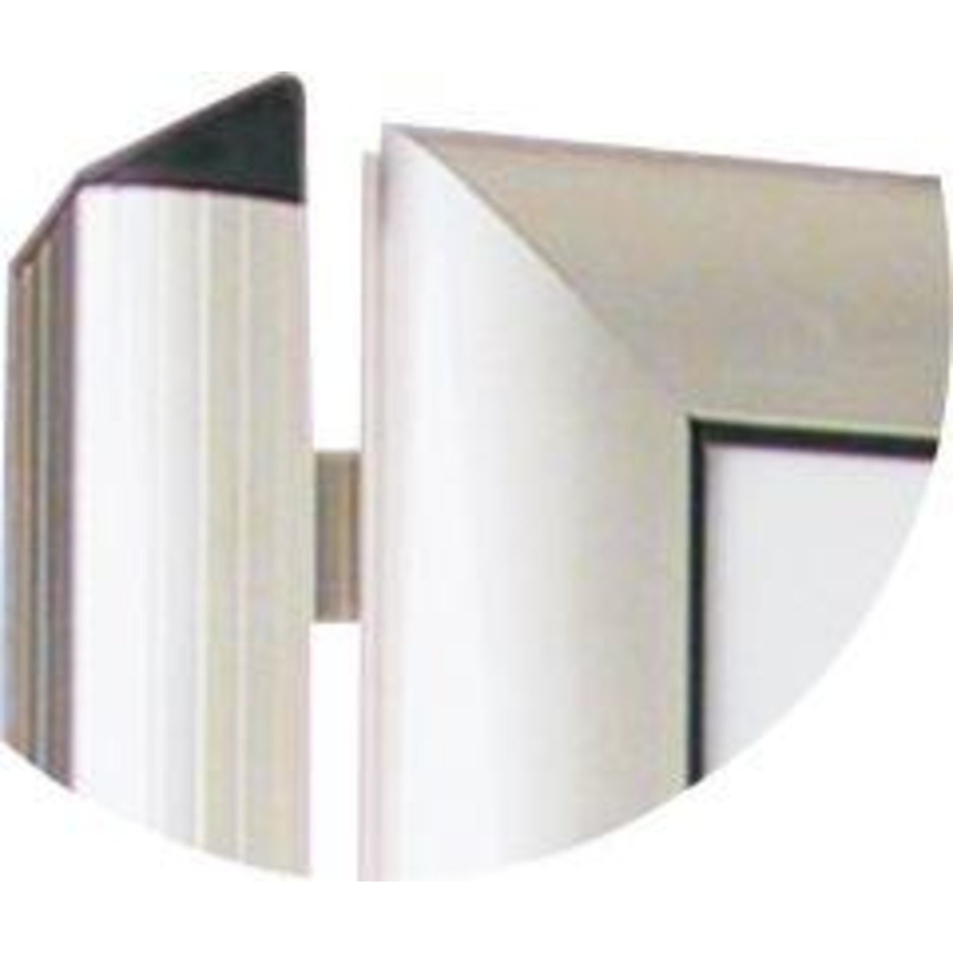 Ovalrohrständer (VE2) Länge 2600 mm silber zum Einbetonieren