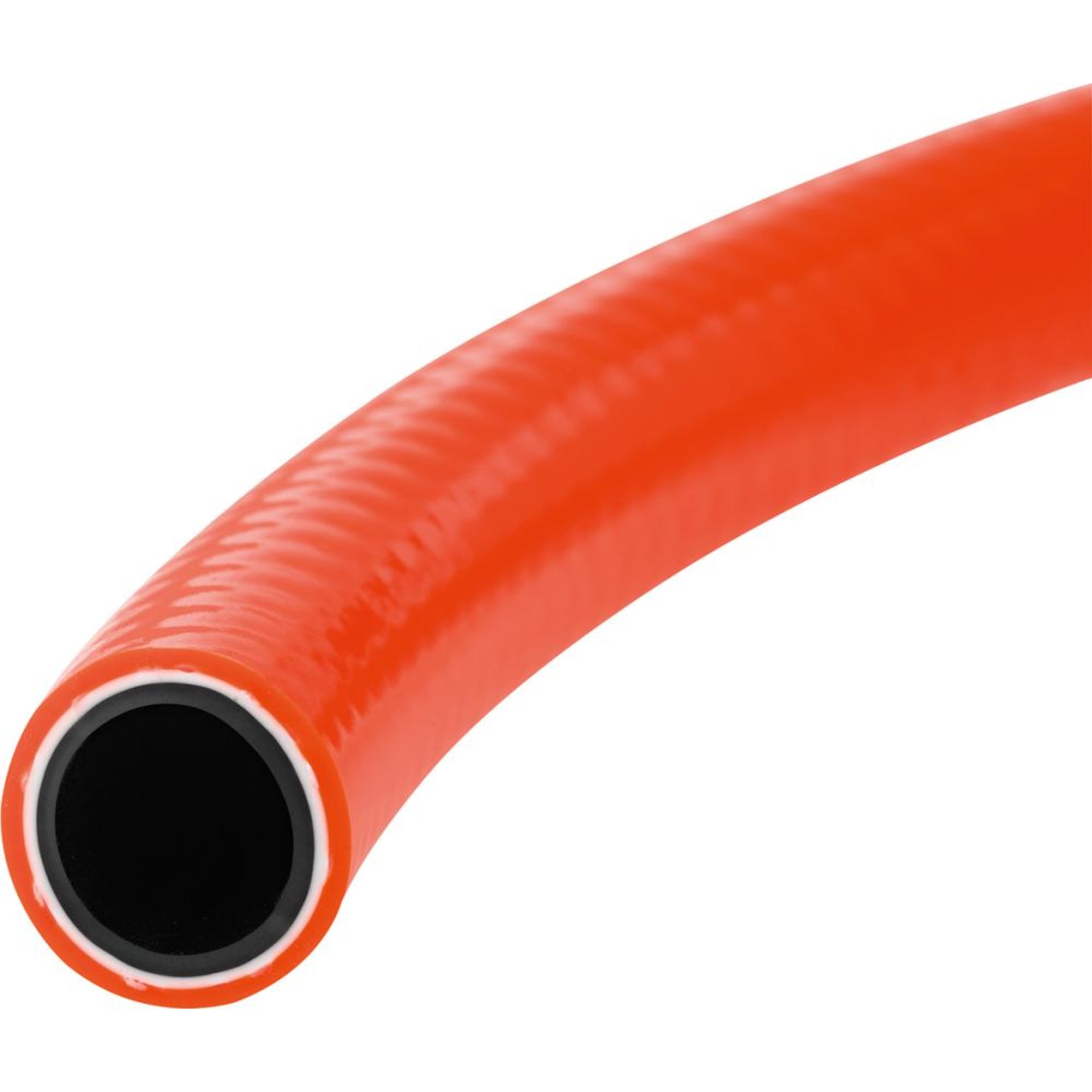 SicherheitswasserschlauchPVC, leuchtorange, 12,5x2,75mm, 25m FORTIS