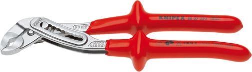Knipex Wasserpumpenzange Alligator VDE 250mm tauchisoliert Knipex Wasserpumpenzange Alligator VDE 250mm tauchisoliert