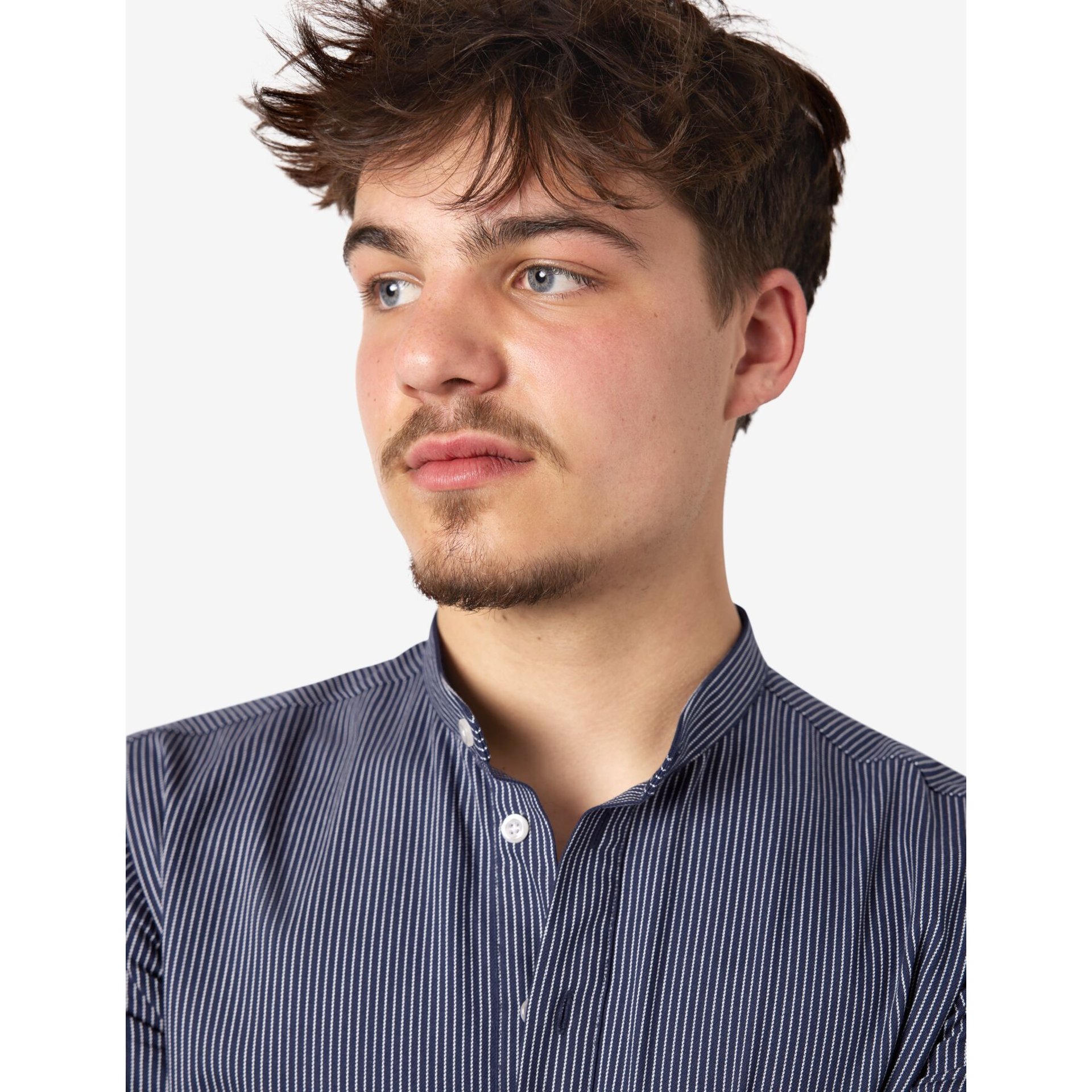 BO Arbeitshemd unisex marine-weiß S