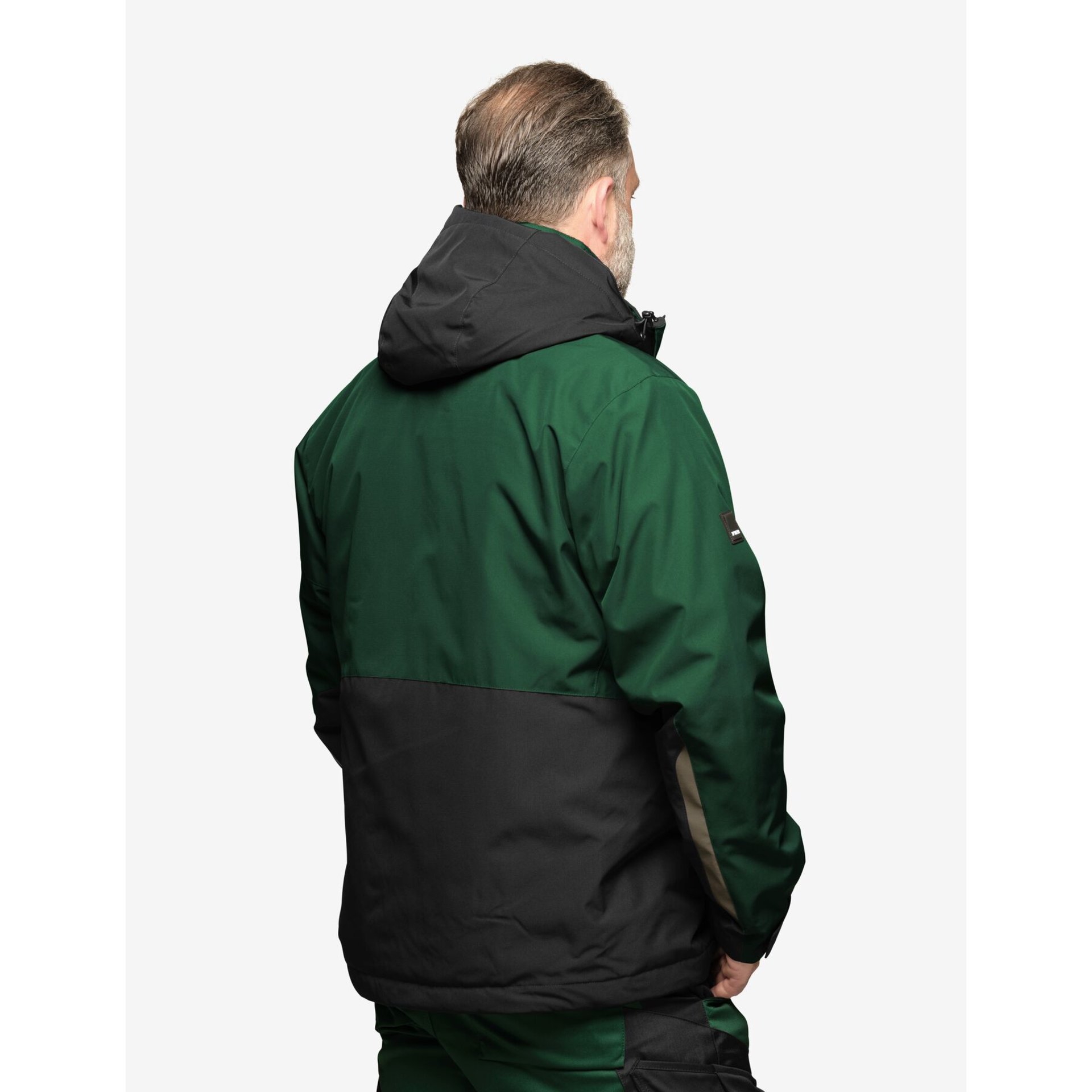 GEORG Arbeitsjacke Primaloft grün-schwarz 5XL