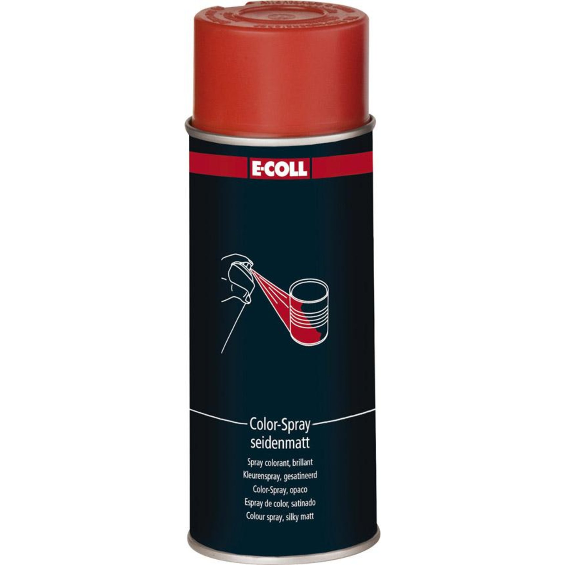 Color-Spray seidenmatt 400ml feuerrot E-COLL