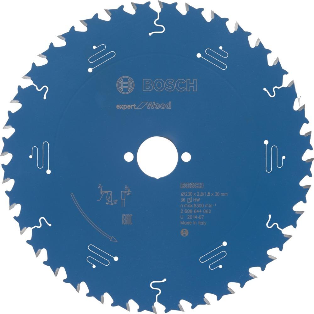 Bosch HW Kreissägeblatt Expert 230x30x2,8 36T Bosch HW Kreissägeblatt Expert 230x30x2,8 36T