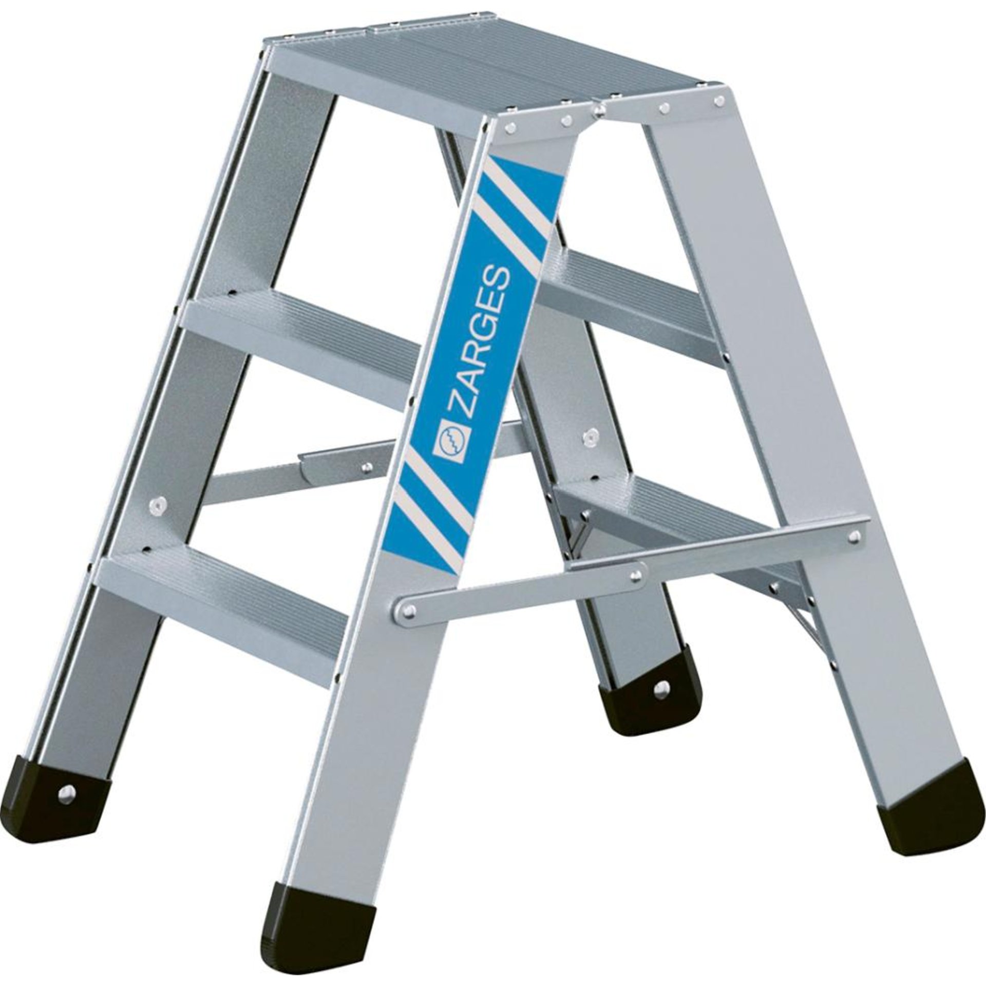 Stufenleiter Seventec B 2x3 Stufen Leiterlänge 0,74 m Arbeitshöhe 2,25 m ZARGES