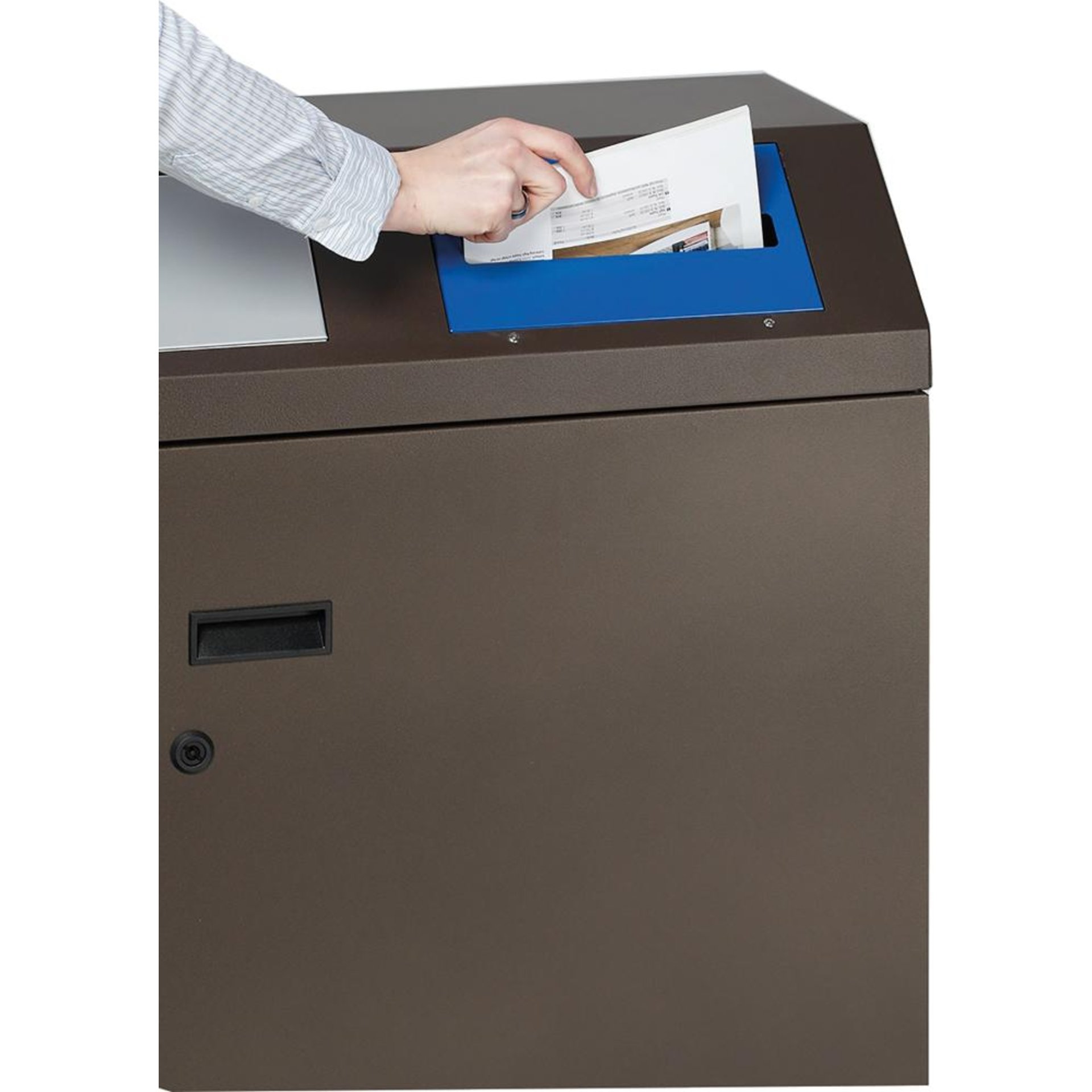 Wertstoffsammelstation WS 97 deep-brown