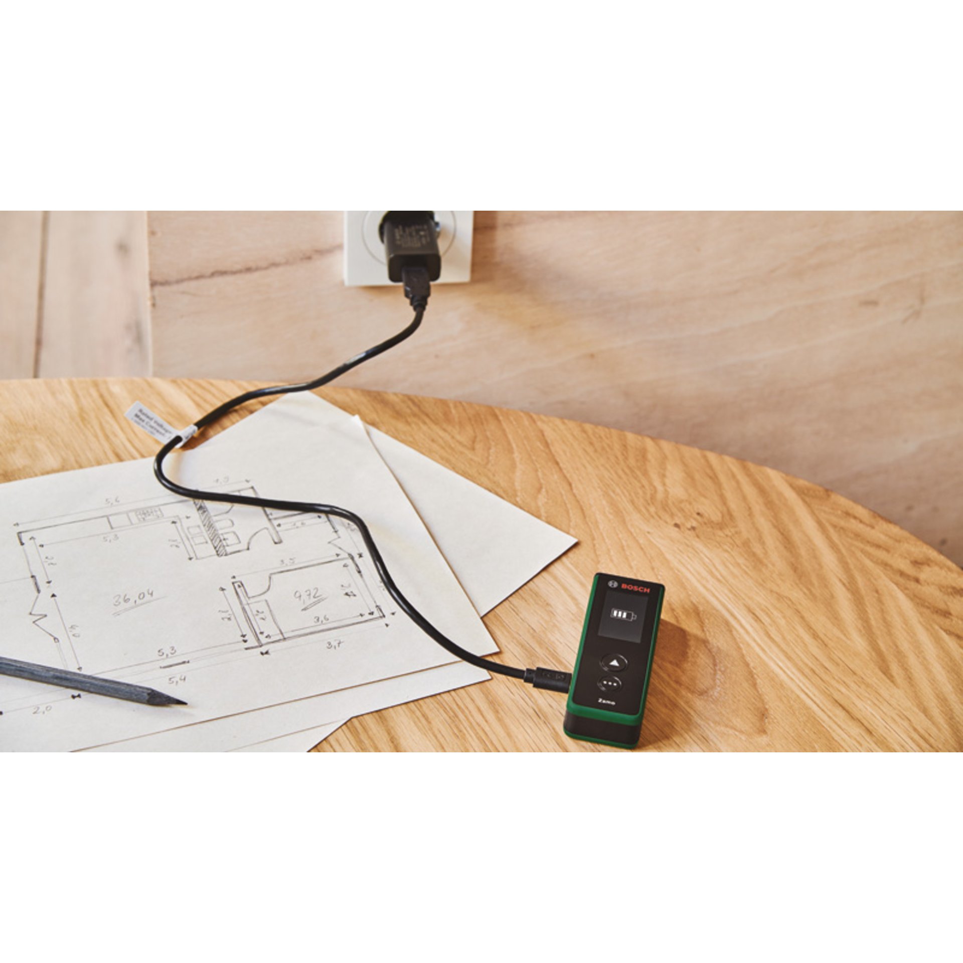 Digitaler Laser-Entfernungsmesser Zamo, eCommerce-Karton