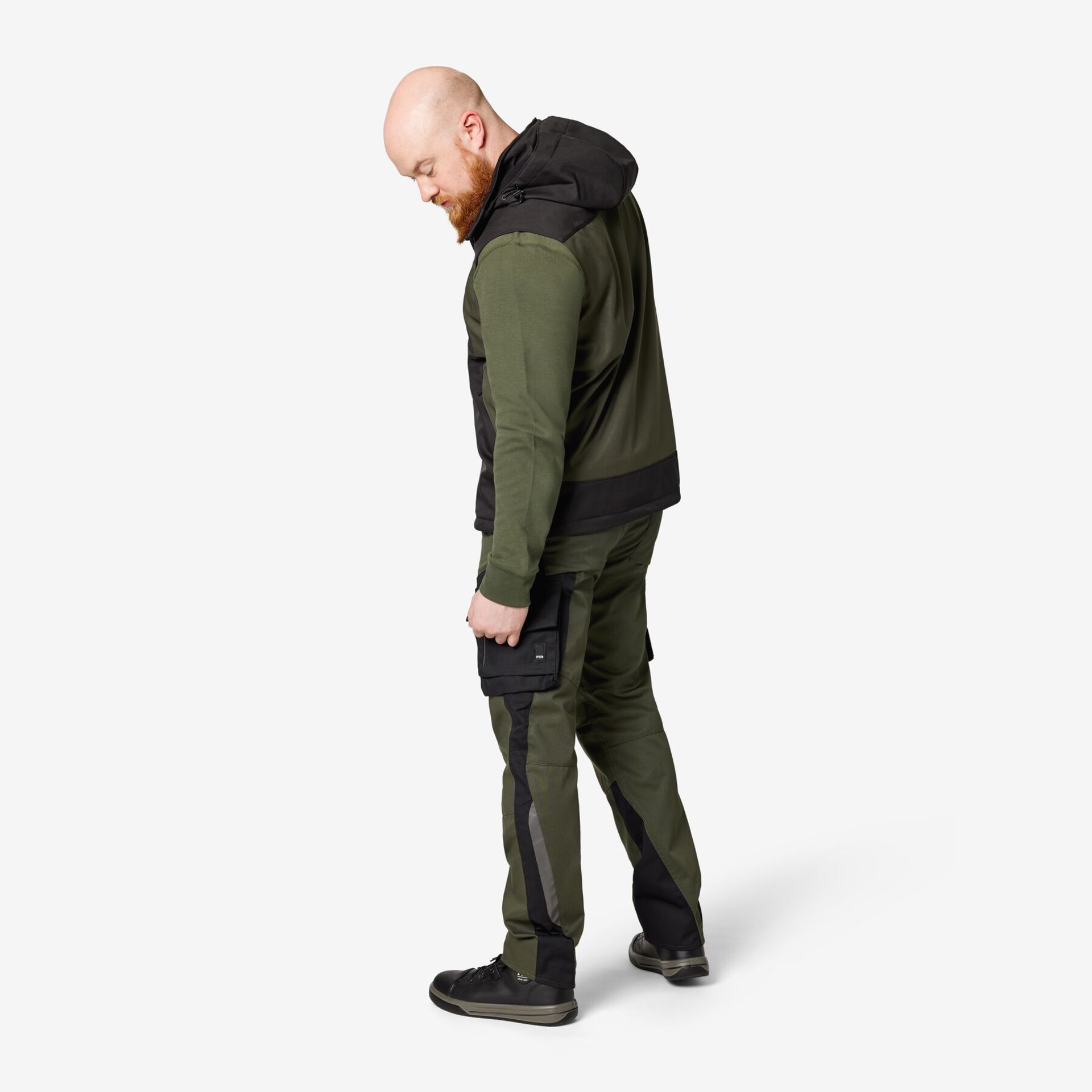 FABIAN Arbeitshose oliv-schwarz 98