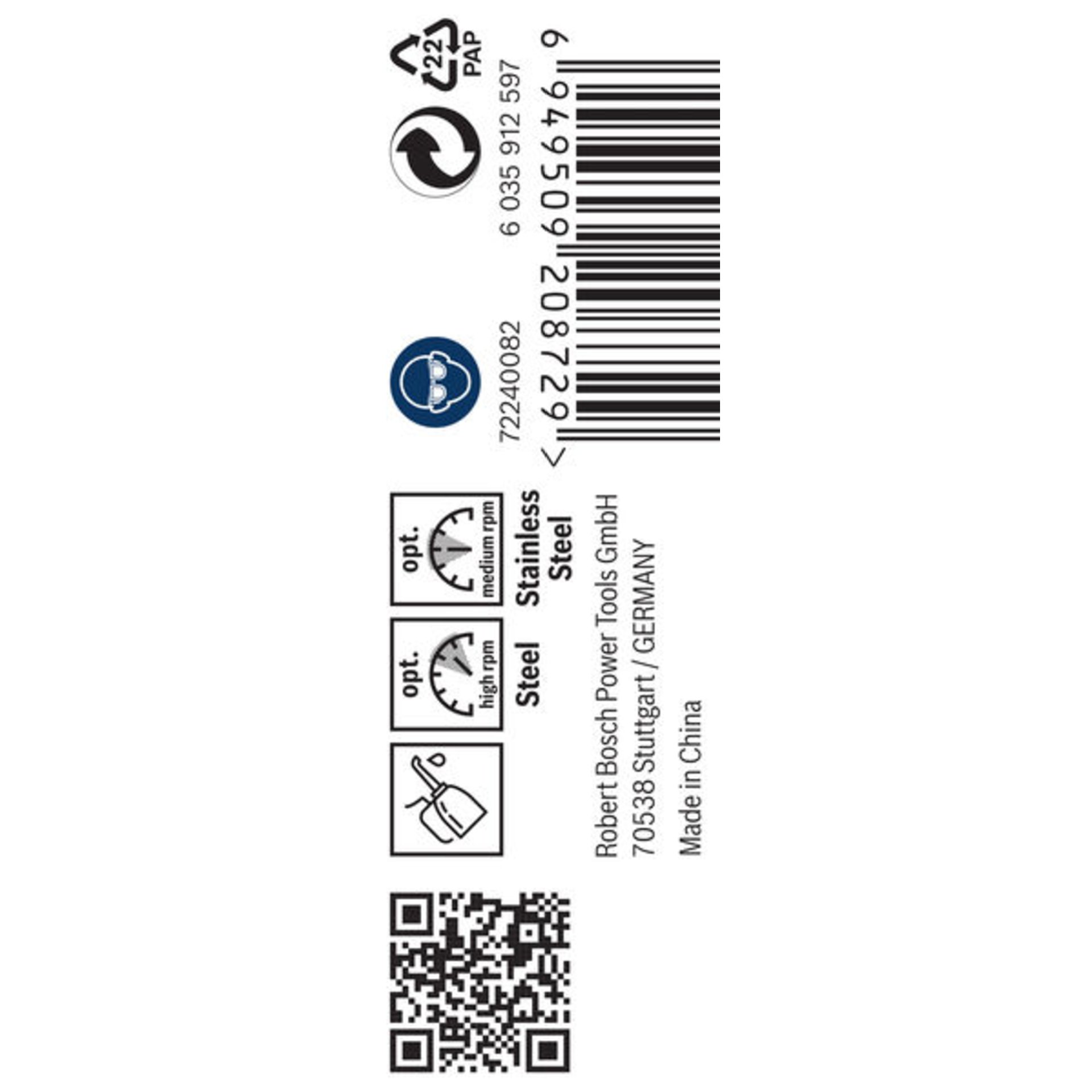 PRO Stainless Steel HSS-Co Spiralbohrer, 2,8 x 33 x 61 mm, 10-tlg.