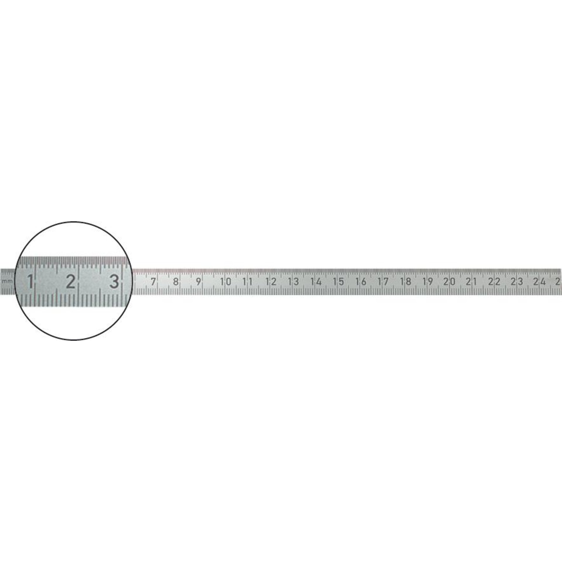 Stahlmaßstab, 18 mm breit