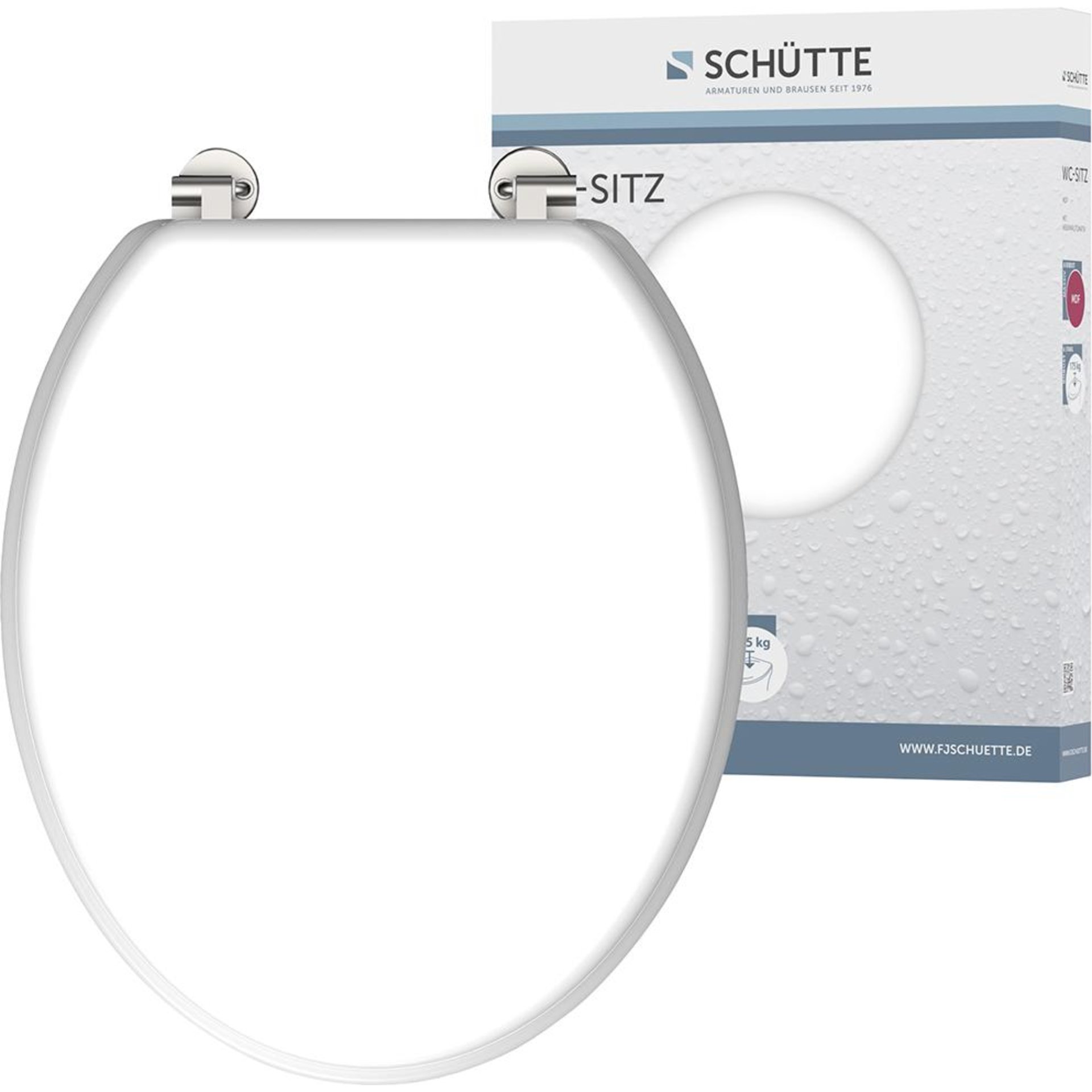 Holzkern WC-Sitz WHITE