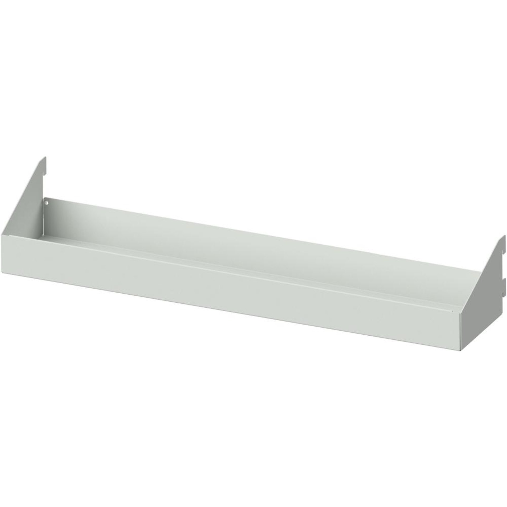 Einhängewanne B612xT122xH102mm RAL 7035 für Vertikalauszug
